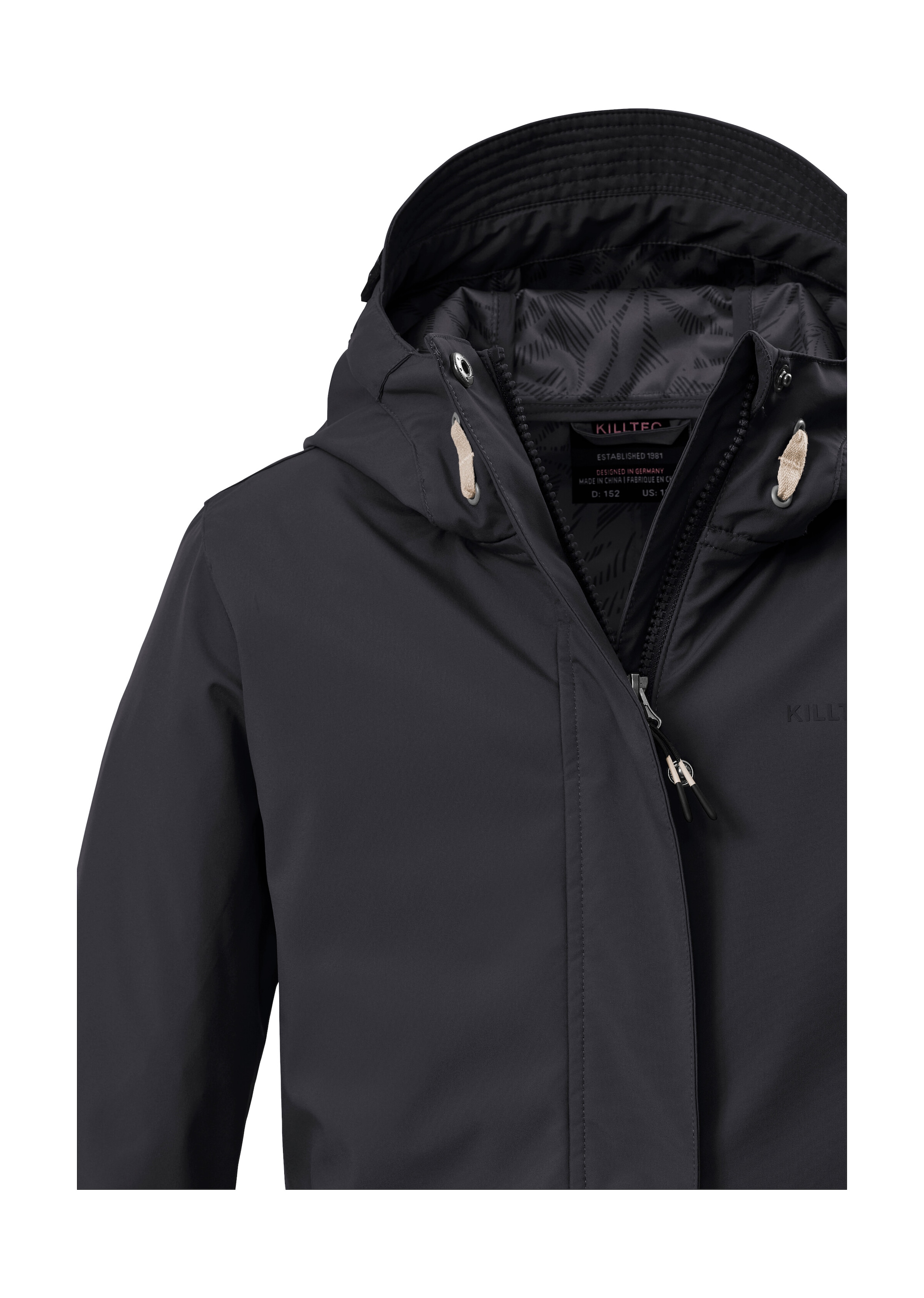 Killtec Softshellparka »KOS 120 GRLS SFTSHLL PRK« Wasserabweisender, winddichter Parka mit 10.000 mm Wassersäule