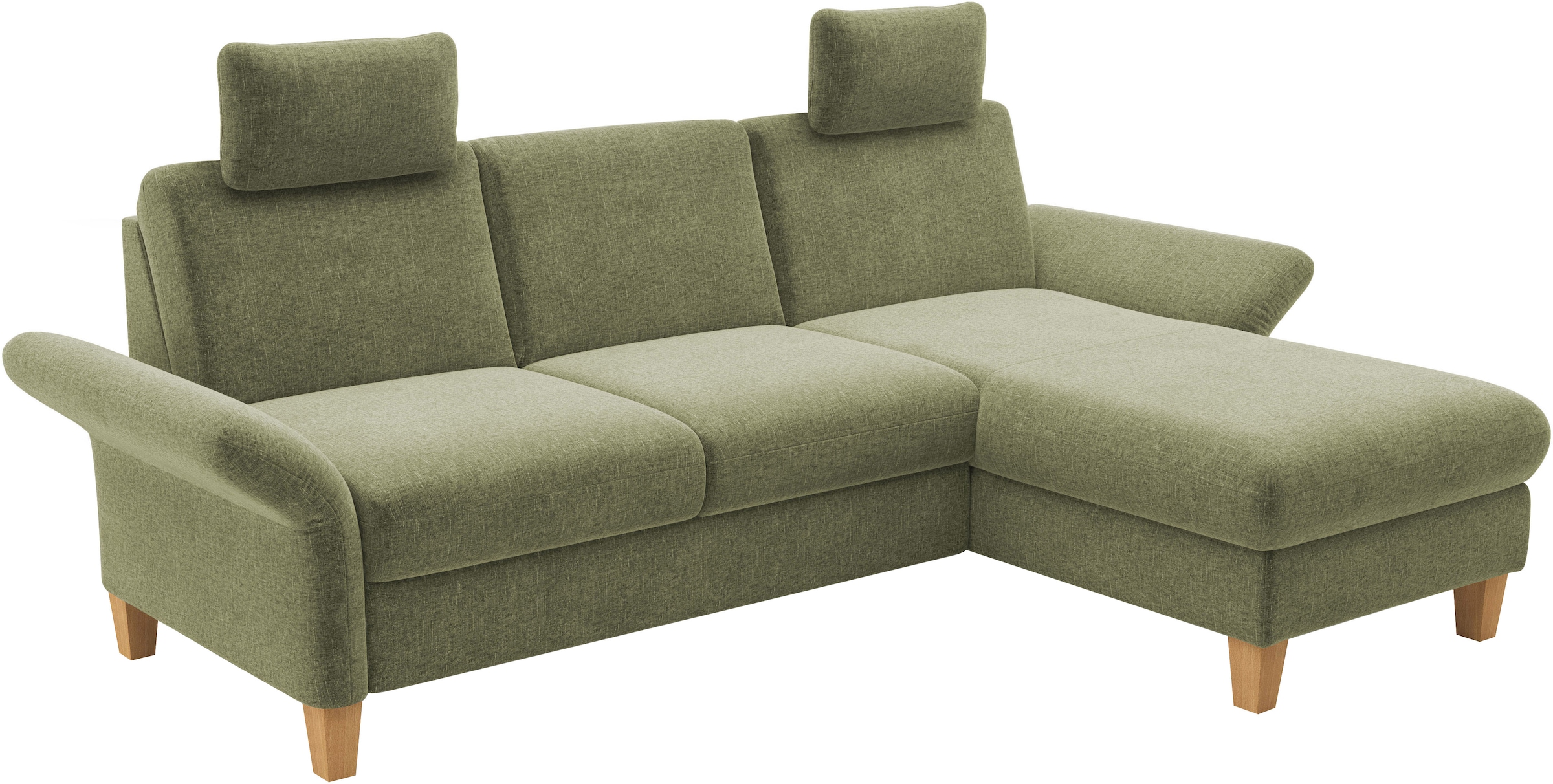 Home affaire Ecksofa »Rochelle, L-Form«, wahlweise mit Armteilverstellung, Bettfunktion und Bettkasten