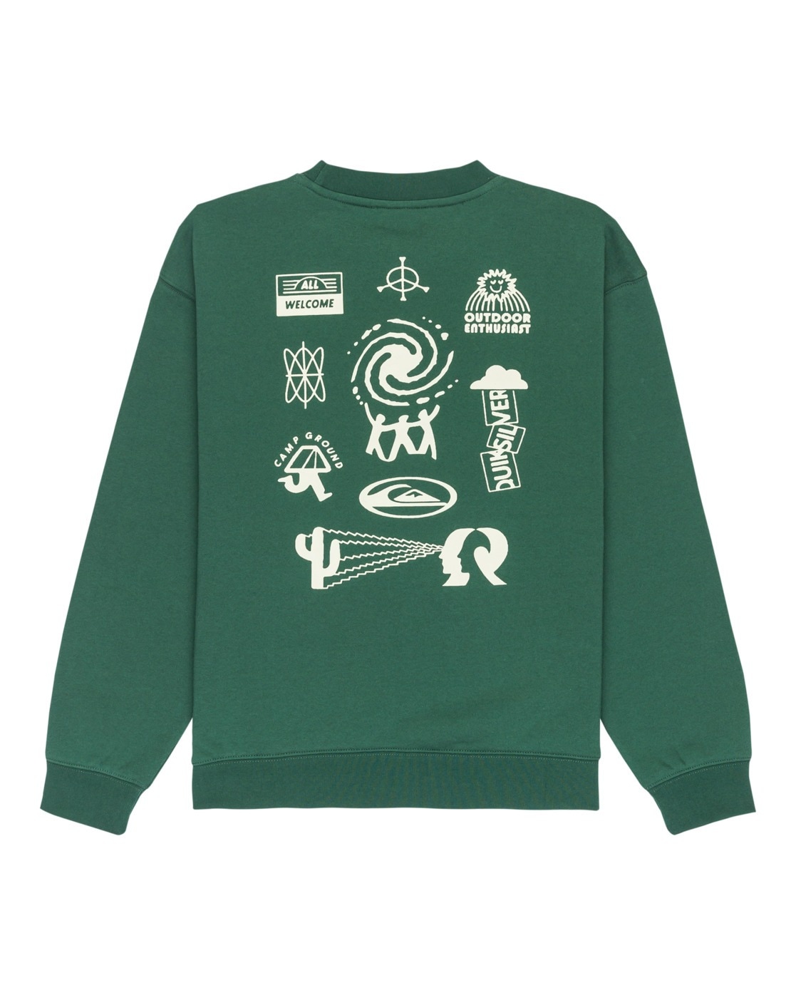 Quiksilver Fleecepullover »Salt Water Graphic«
