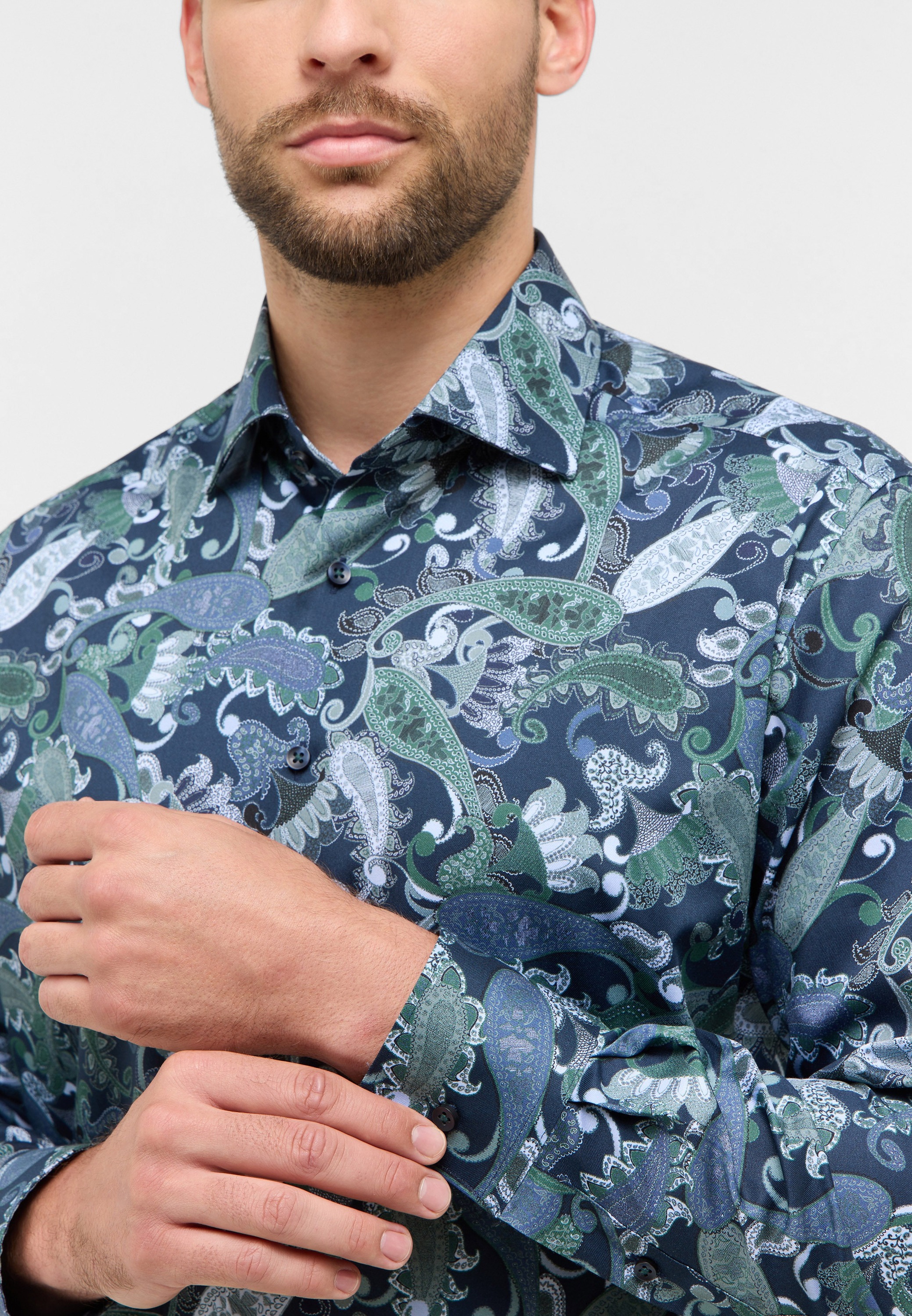 Eterna Langarmhemd »COMFORT FIT« NON IRON (bügelfrei)