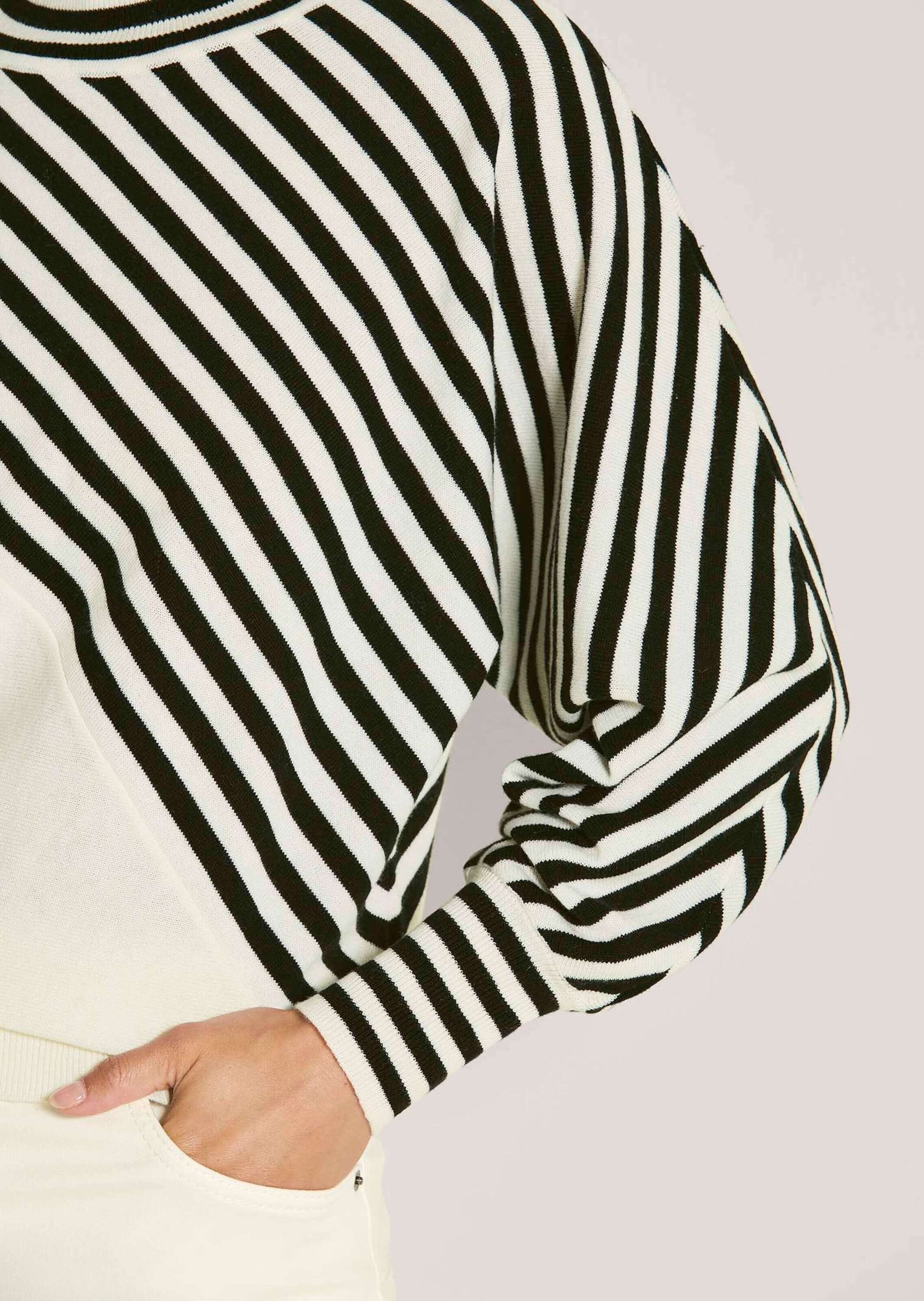 MADELEINE Longpullover »Feinstrickpullover Feinstrickpullover mit Streifenmuster«