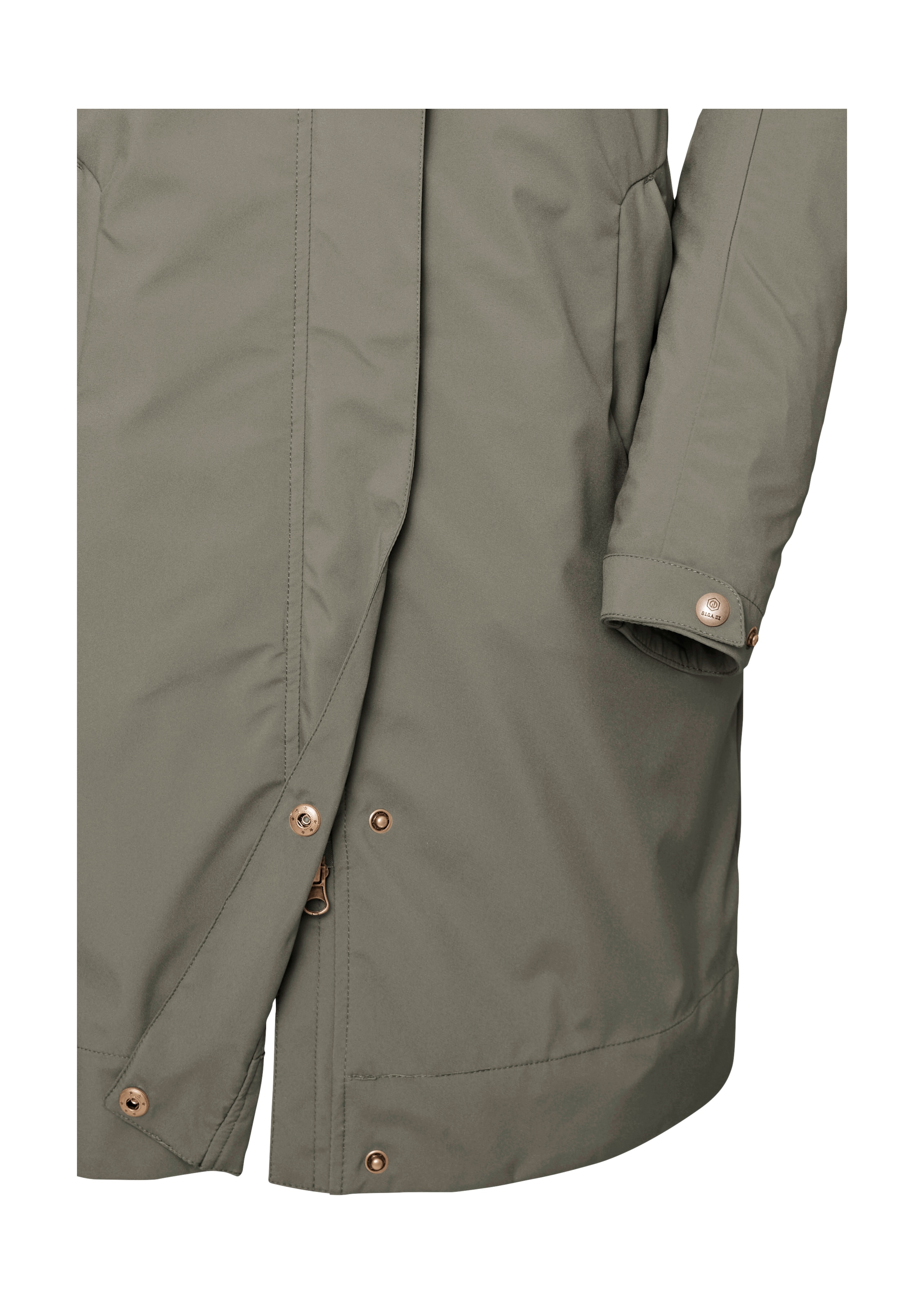 G.I.G.A. DX by killtec Softshellparka »GS 16 WMN SFTSHLL PRK«, Wasserdichter, atmungsaktiver Parka aus recycelten Materialien
