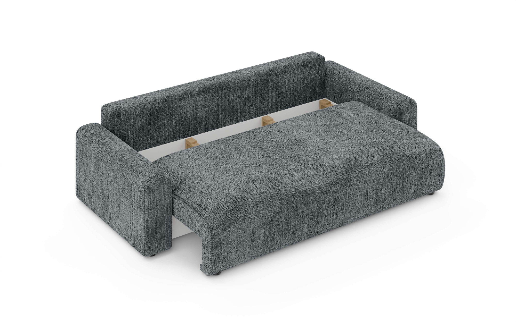 Home affaire Big-Sofa »LAKESIDE klein 3-Sitzer Schlafsofa mit Bettkasten, Breite 238 cm« Liegefläche 149x195 cm, hoher Sitzkomfort, Maße B/T/H: 238/98/85cm