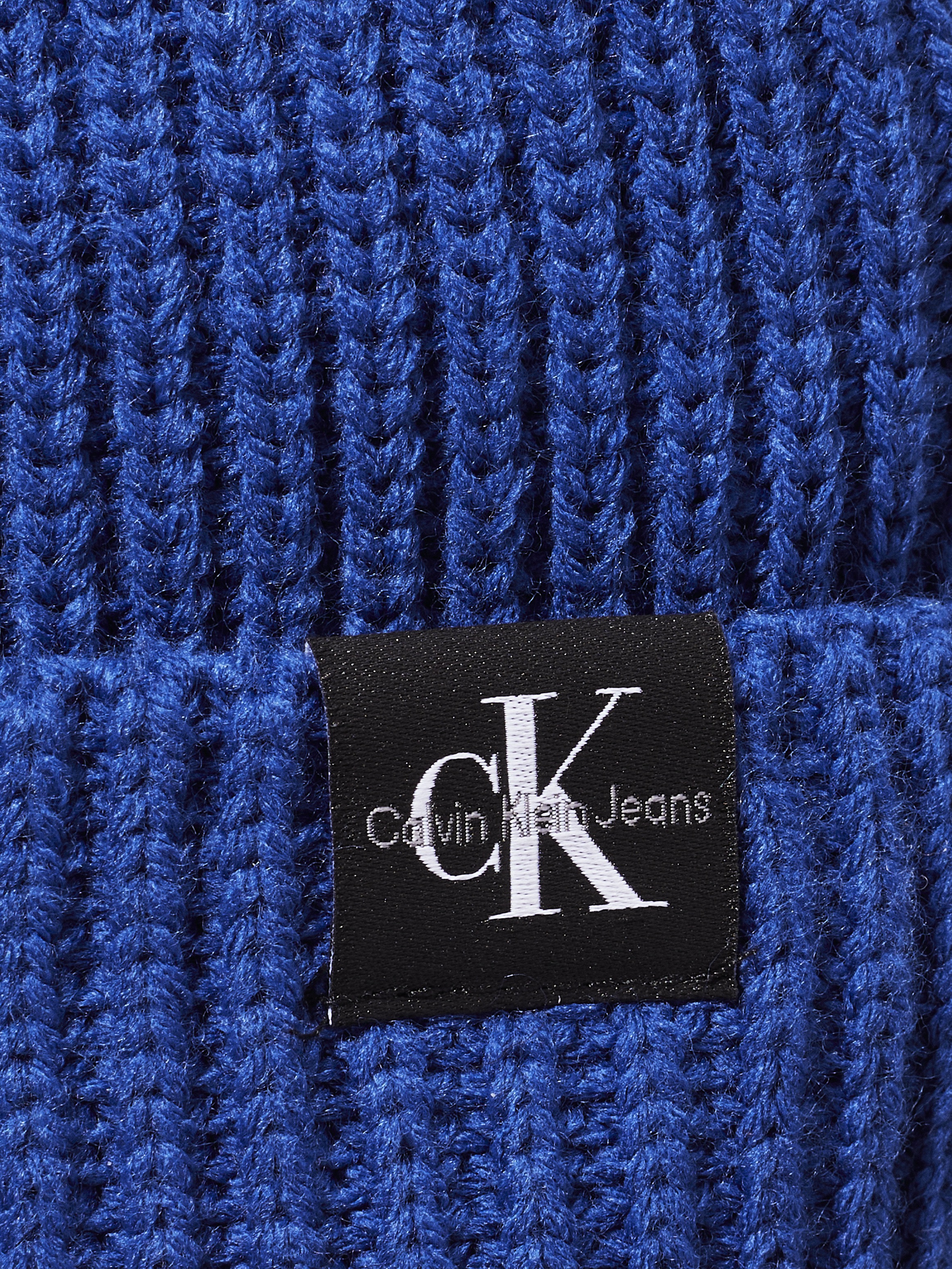 Calvin Klein Jeans Beanie »Monogram Rib Beanie«, mit Logopatch