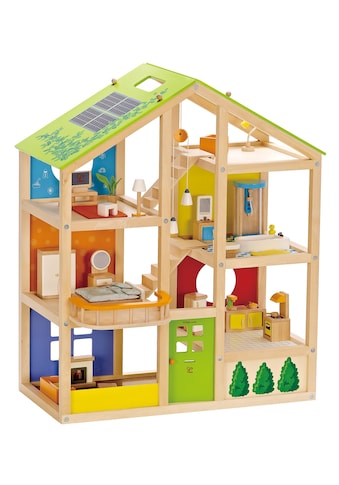Puppenhaus »Holzspielzeug, Vierjahreszeiten«, inkl. Puppenmöbel