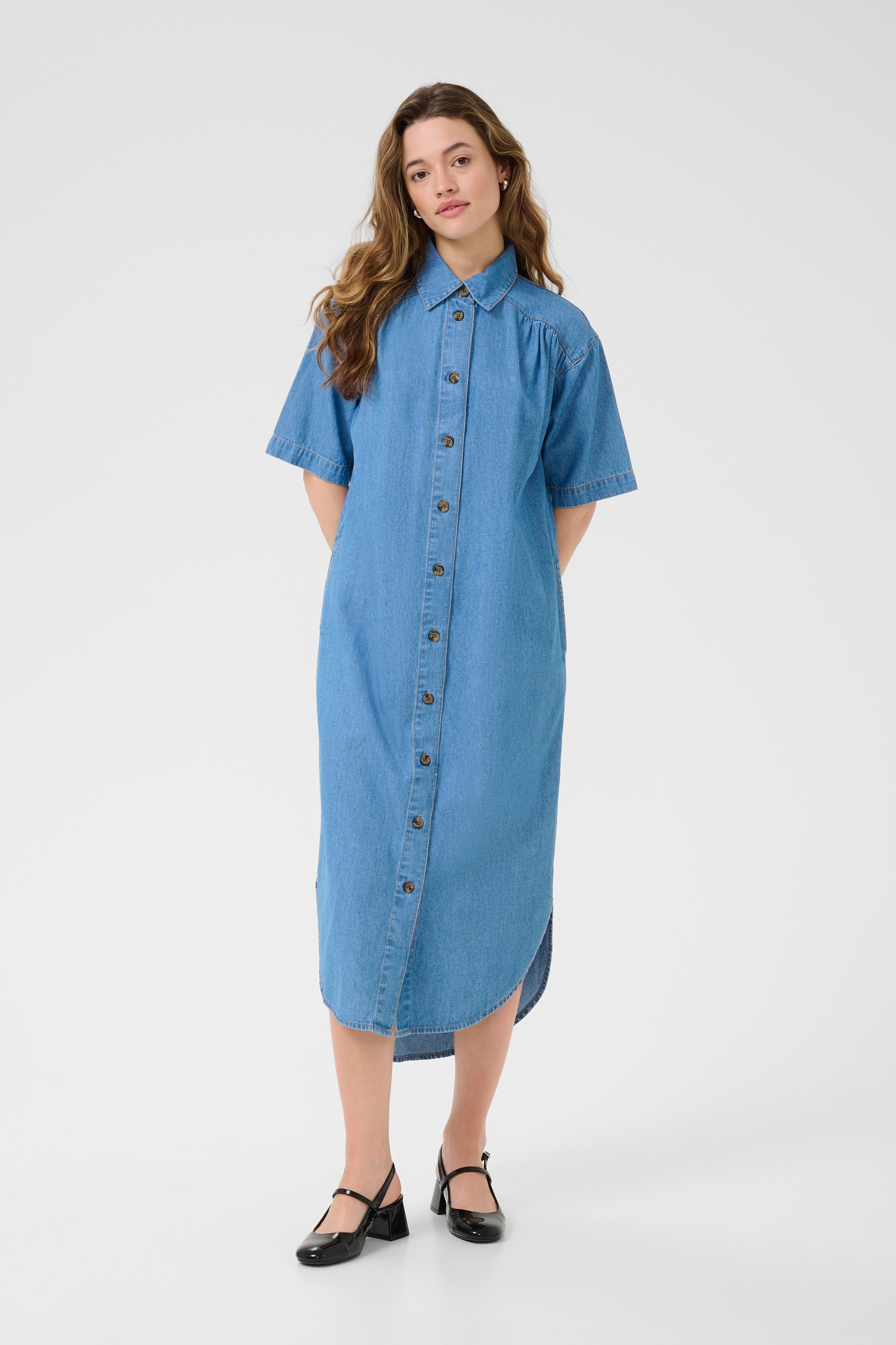 KAFFE Midikleid »Kleid KAluise«
