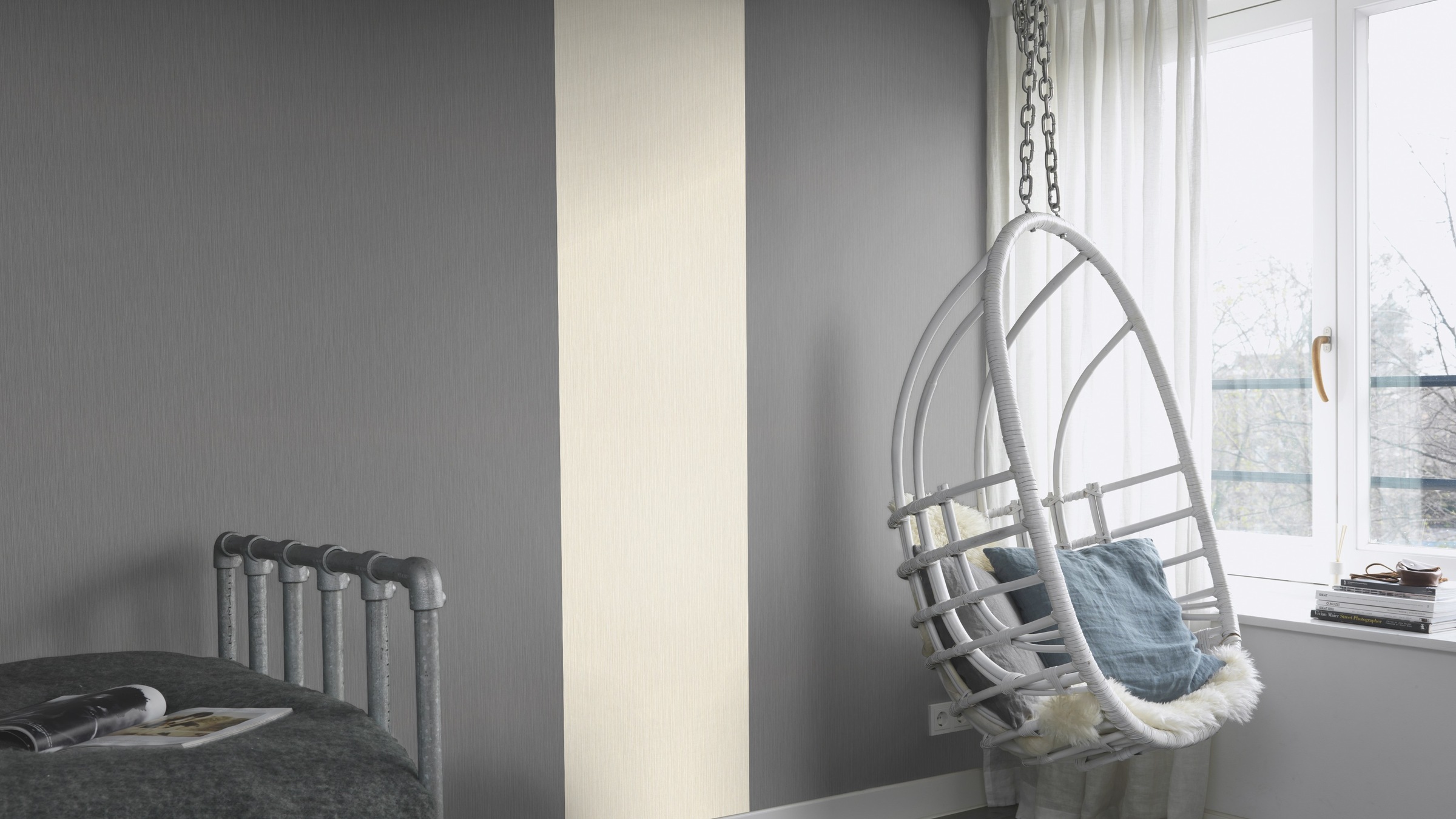 Rasch Vliestapete »Vliestapete Curiosity 537697« einfarbig strukturiert Unitapete