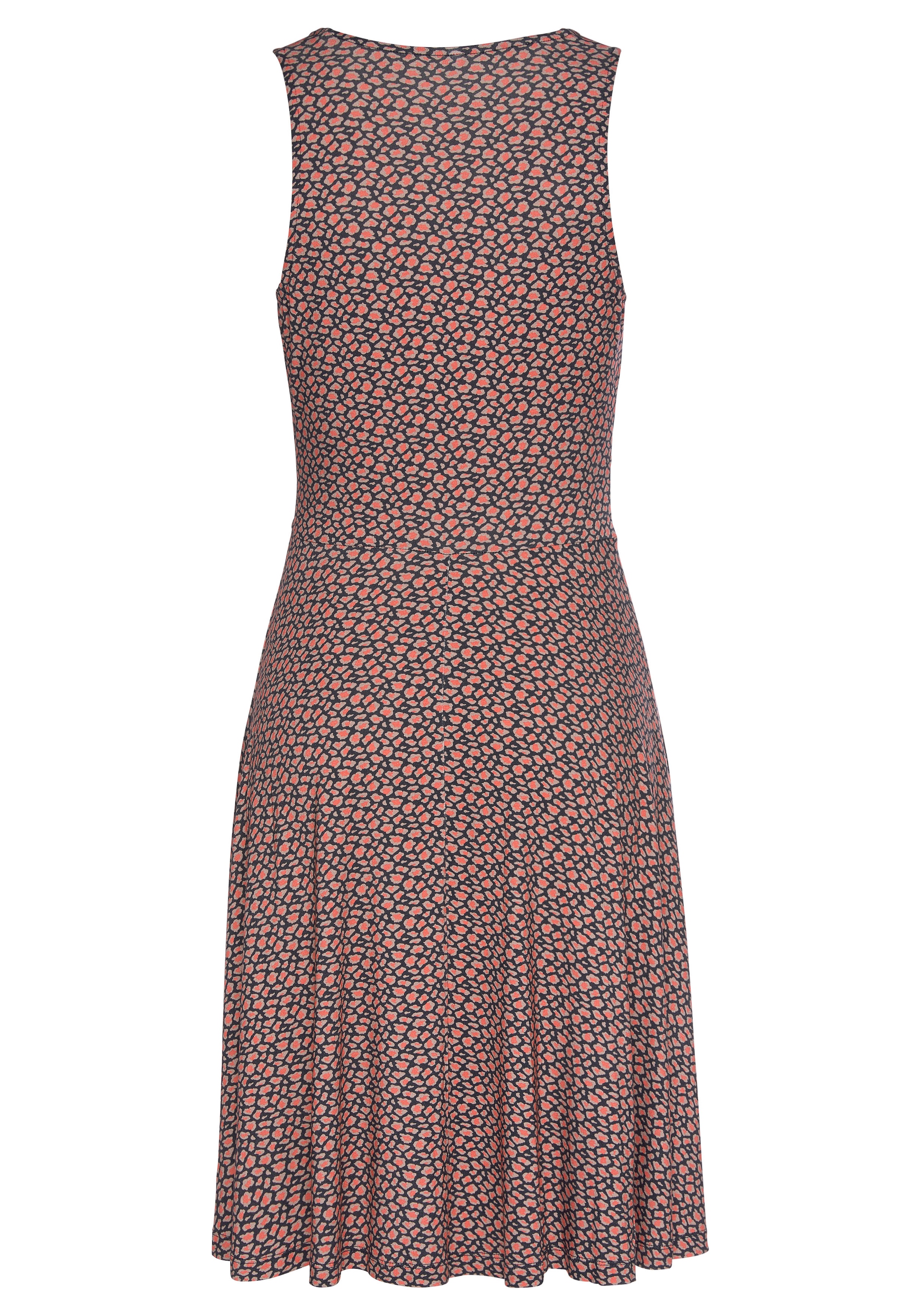Vivance Jerseykleid, mit Alloverdruck in Wickeloptik, Sommerkleid, Strandkleid, casual-chic