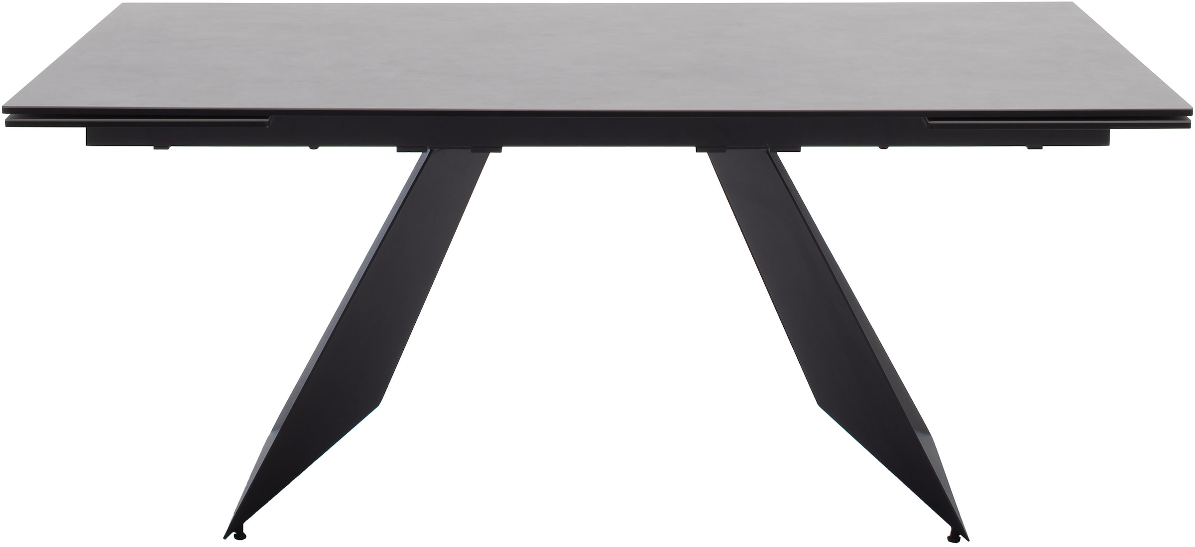 MCA furniture Esstisch »Nagoya« 1 Stk. tlg. Auszugstisch, Stirnauszug, Metallgestell, Keramik, Sicherheitsglas