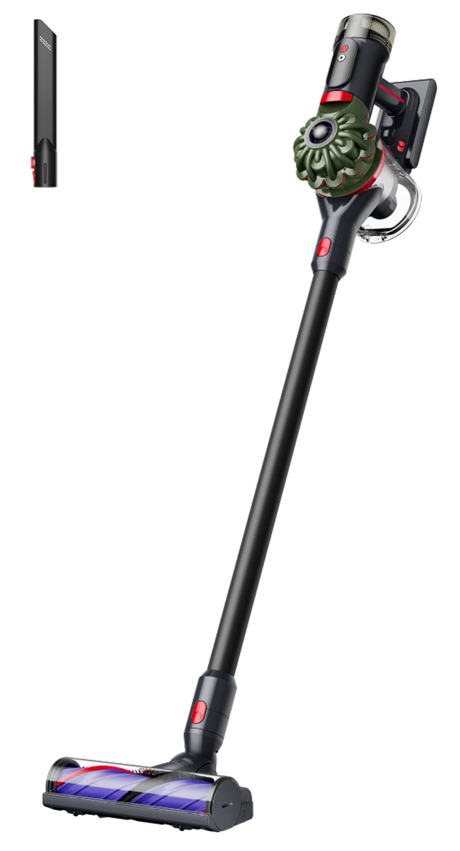 DYSON Akku-Hand-und Stielstaubsauger »V8 Cyclone« 150 AirWatt, 30 % mehr Leistung. 60 Minuten Laufzeit.