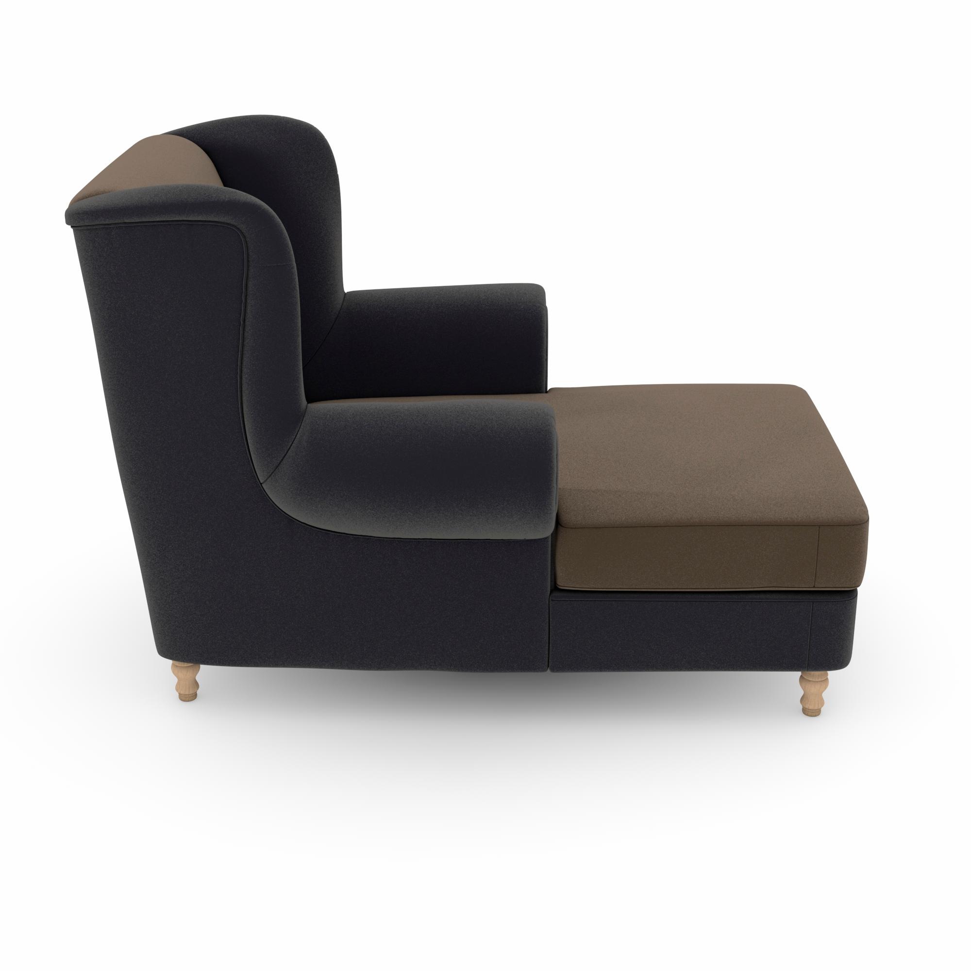 Max Winzer® Ohrensessel »Madeleine, Relaxsessel, Designsessel mit hohem Sitzkomfort«, Samtvelours Bezug in vielen Farbkombinationen