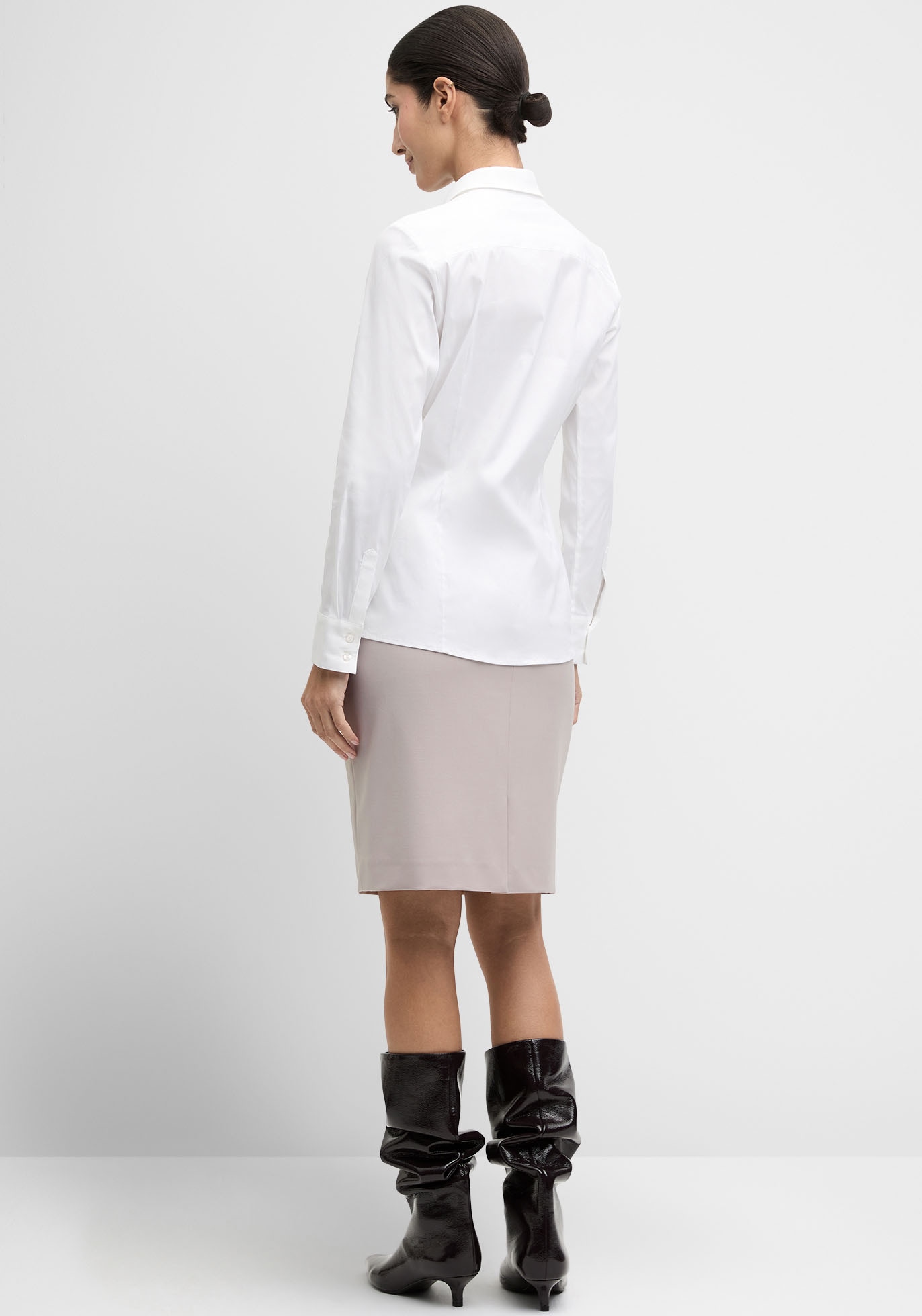 Cinque Hemdbluse »CIBRAVO«, Mit Markenlabelplättchen am Saum
