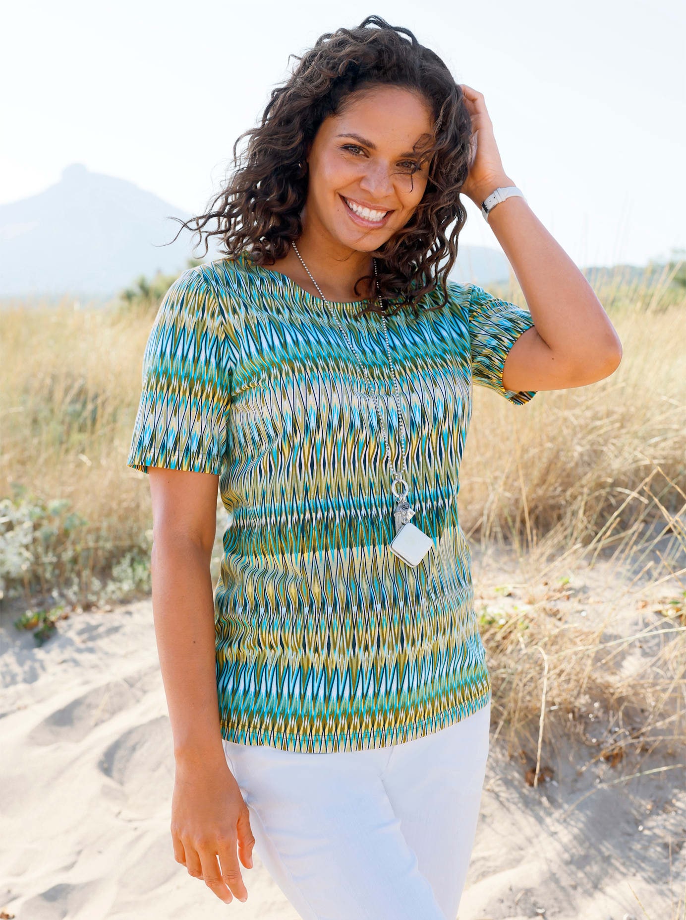 Casual Looks Kurzarmshirt »Rundhals-Shirt« 1 tlg.