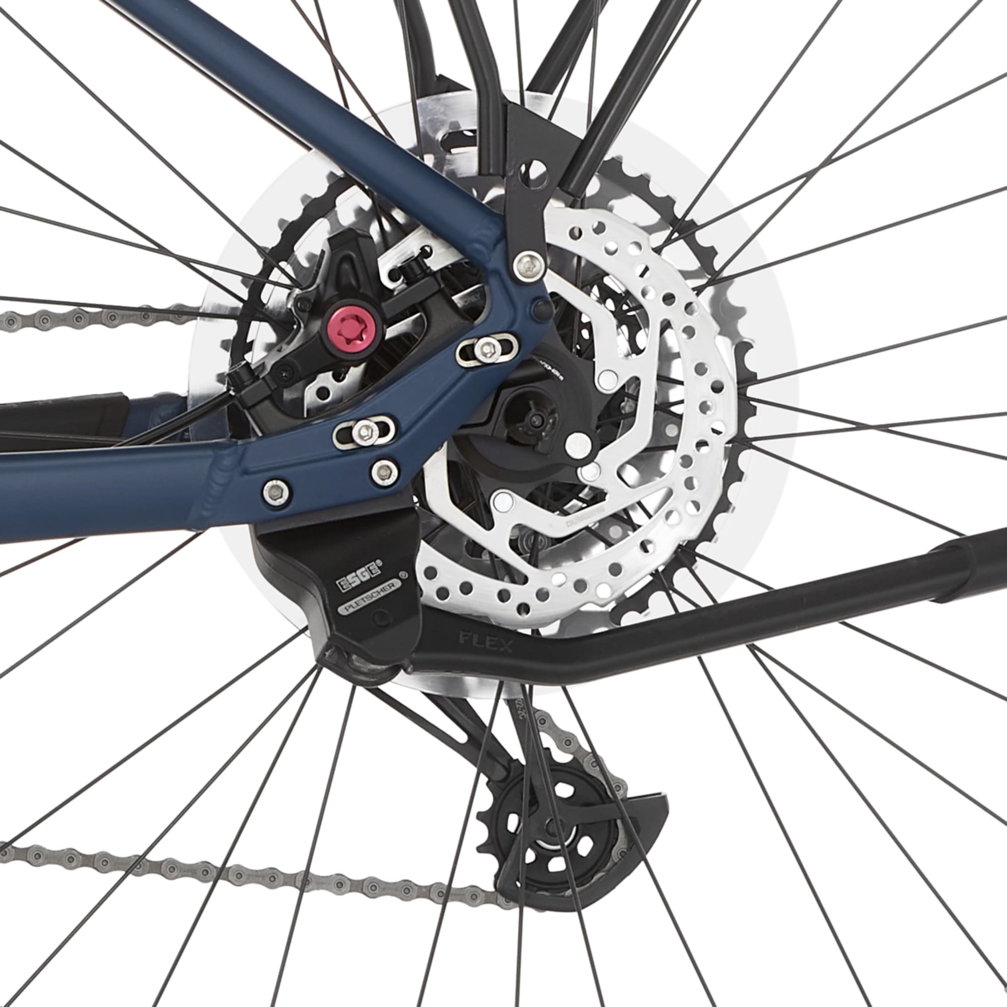 FISCHER Fahrrad »VIATOR 8.0i Damen 43« 12 Gang SRAM Eagle SX Schaltwerk Kettenschaltung Mittelmotor 250 W mit Faltschloss,  Pedelec, Elektrofahrrad für Damen u. Herren