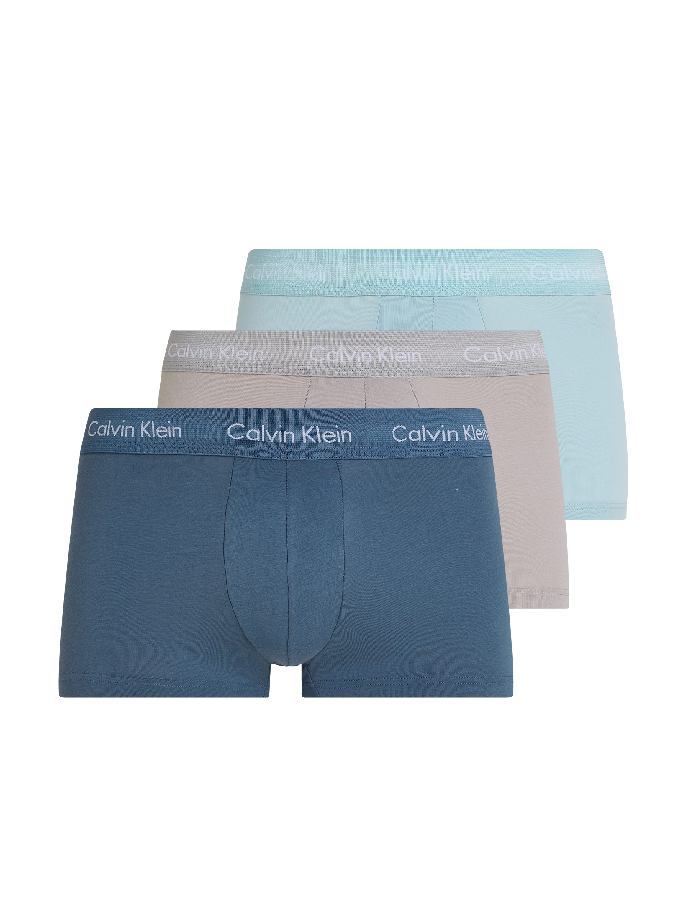 Calvin Klein Underwear Trunk »LOW RISE TRUNK 3PK« Packung, 3er-Pack, 3 Stk. mit Logoschriftzügen