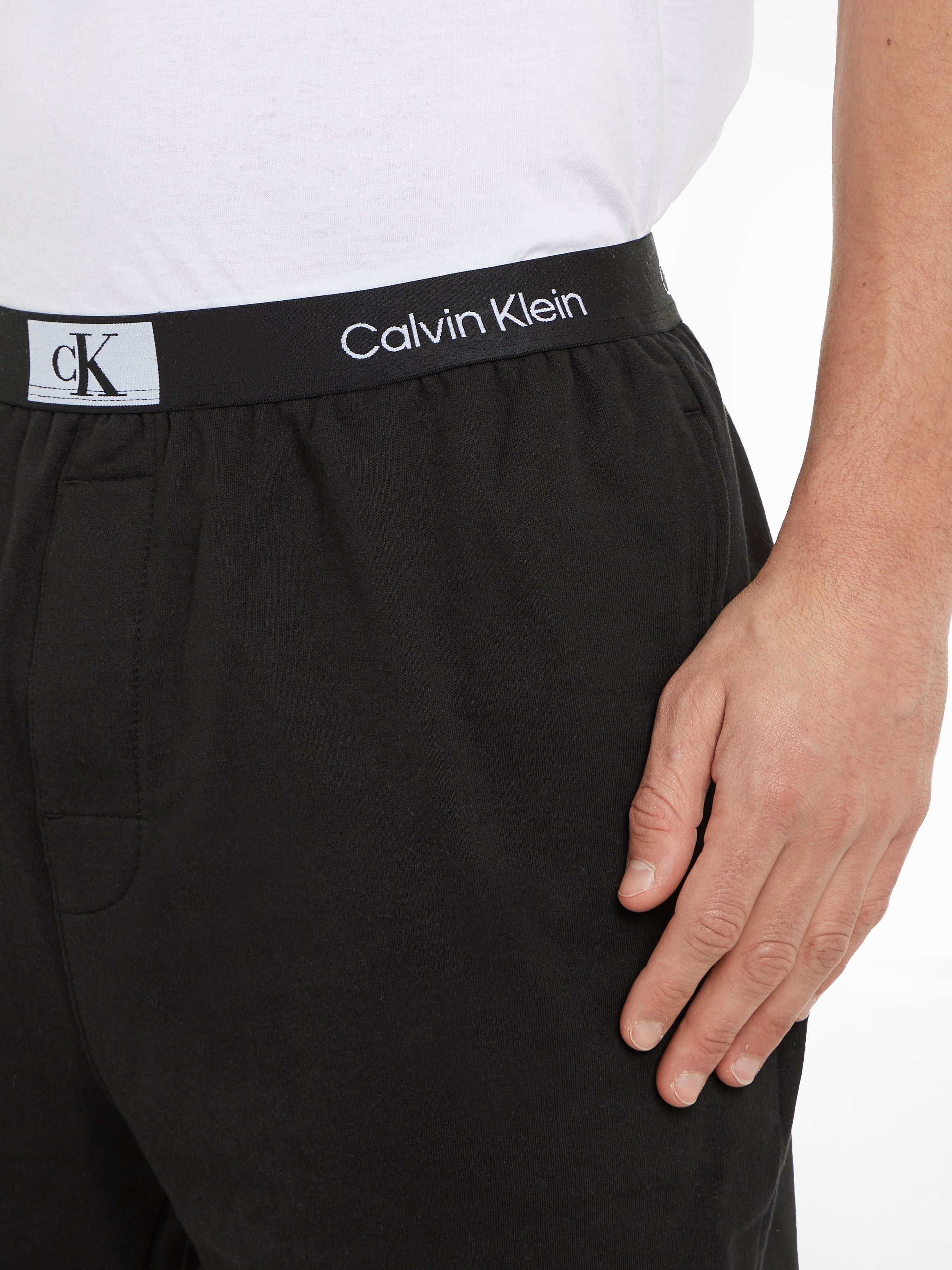 Calvin Klein Schlafshorts »SLEEP SHORT«, mit Calvin Klein Logo-Elastikbund  online kaufen bei OTTO