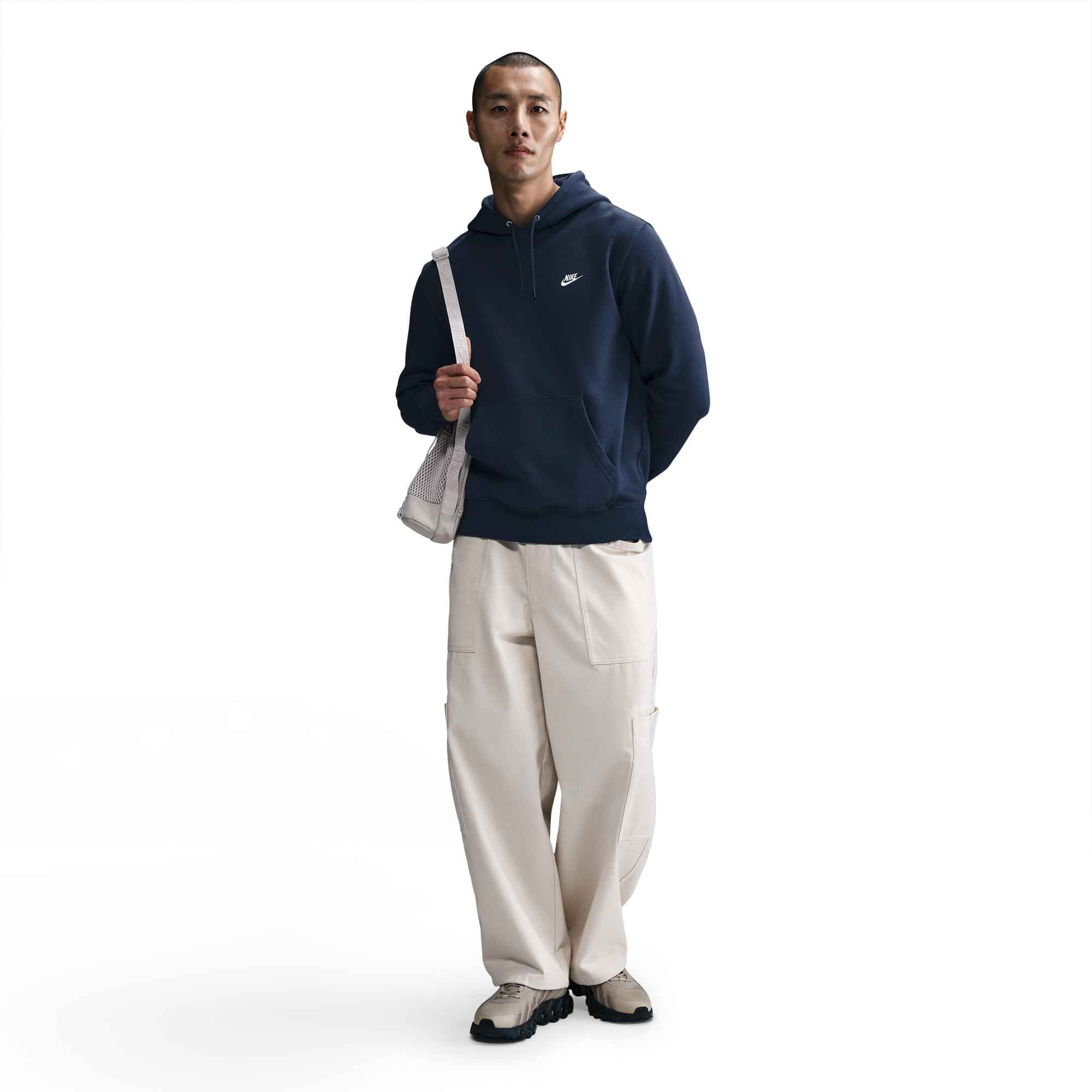 Nike Sportswear Kapuzensweatshirt »M NK CLUB BB PO HOODIE«, mit Kängurutasche, mit angesetztem Bündchen, ohne Verschluss
