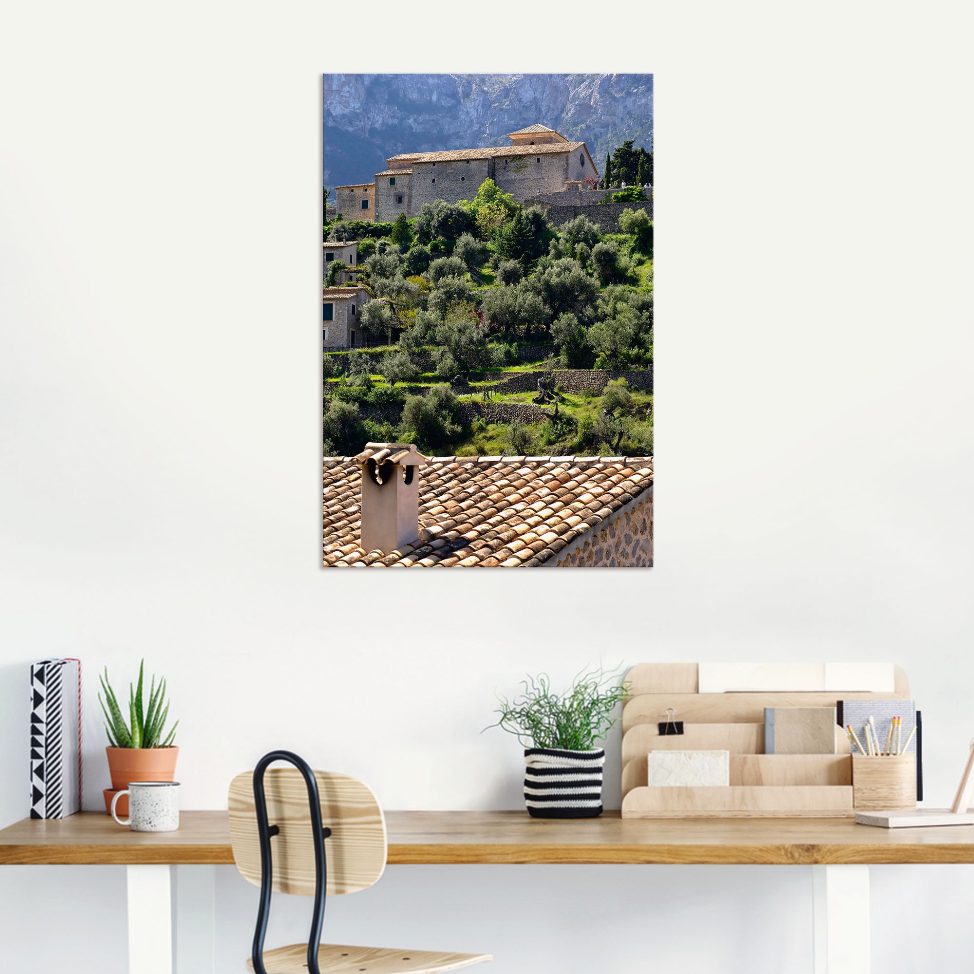 Artland Wandbild »Ambiente bei Valldemossa, Mallorca«, Gartenbilder, (1 St.),  als Alubild, Leinwandbild, Wandaufkleber oder Poster in versch. Größen bei  OTTO