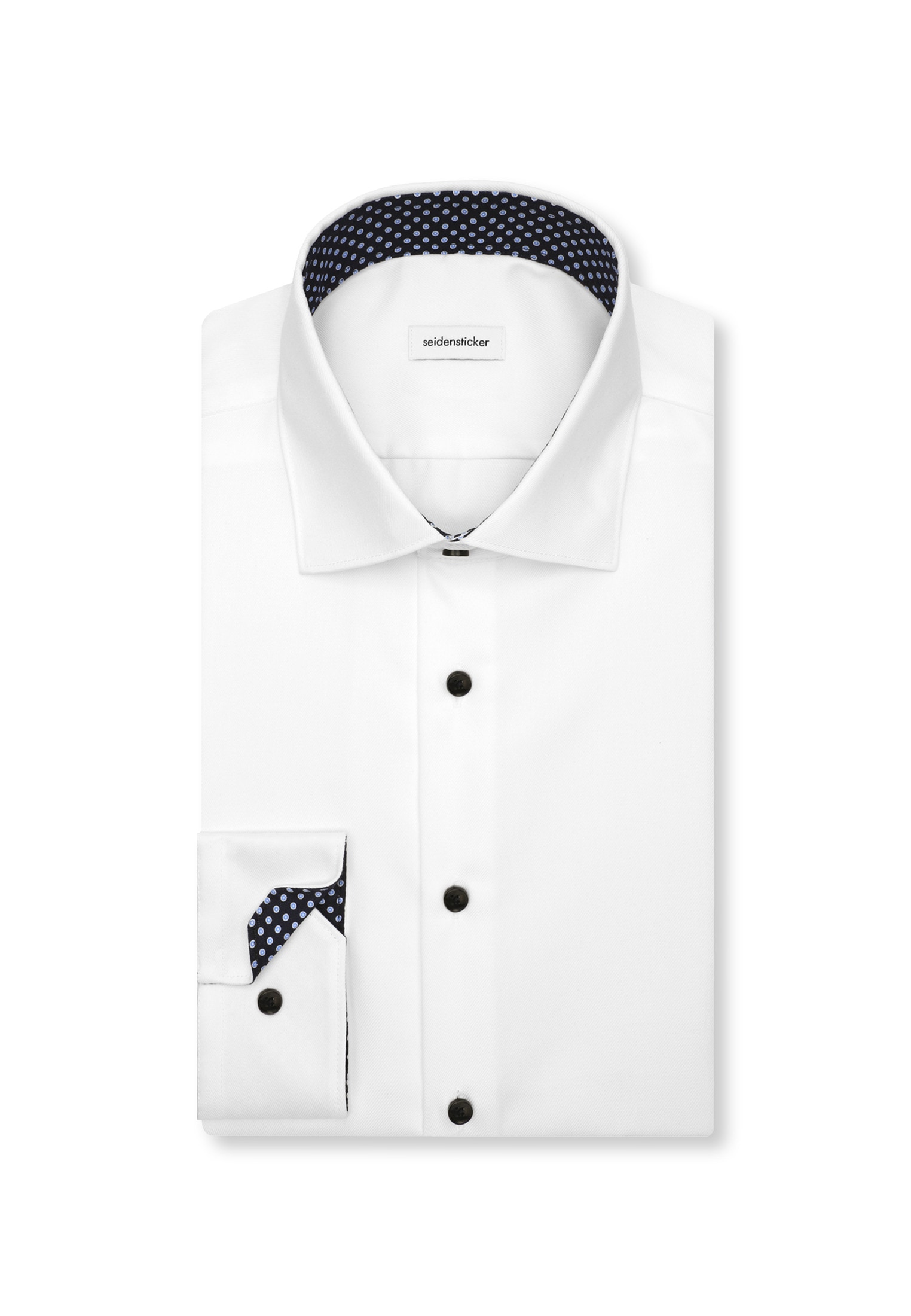 seidensticker Businesshemd »Schwarze Rose« X-Slim 1/1 Extra lang Kentkragen Uni