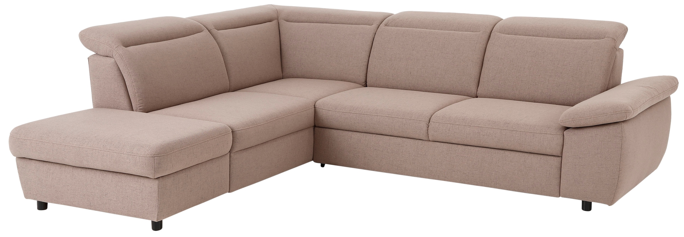 Home affaire Ecksofa »Mauritius L-Form«, mit Ottomane, mit Kopfteil- und Armlehnverstellung