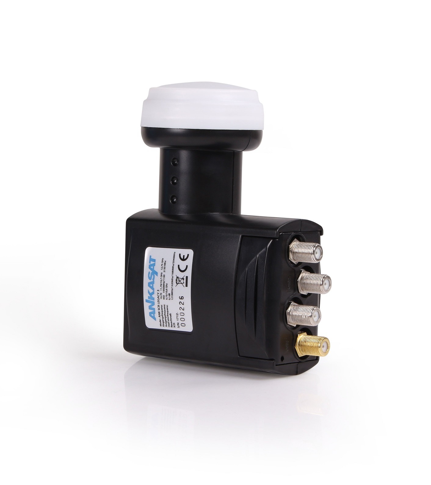 ANKASAT Universal-Quad-LNB »ANK SCR LEGACY 3 Unicable LNB«, für 7 Teilnehmer