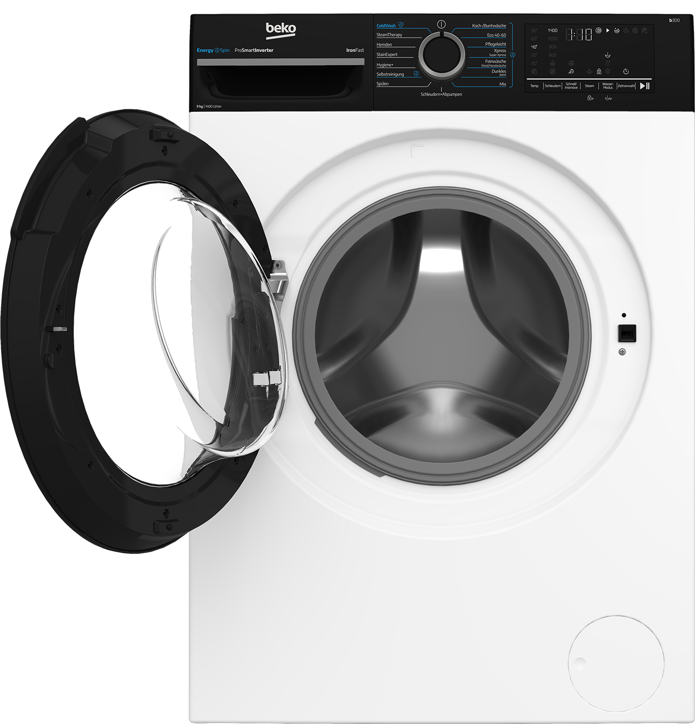 BEKO Waschmaschine »BM3WFU4941W« 9 kg 1400 U/min EnergySpin – optimierte Waschbewegungen für gründliche Reinigung.