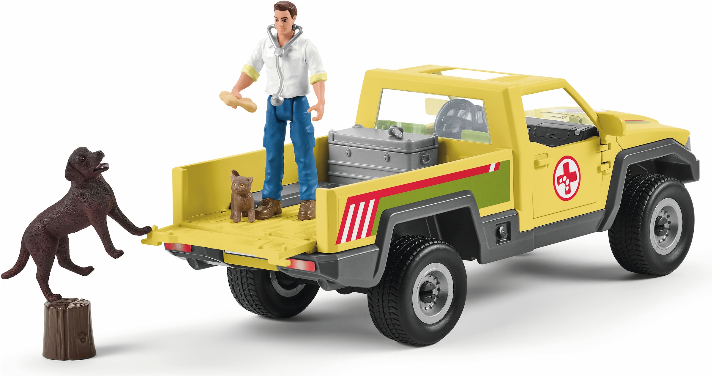 Schleich® Spielfigur »FARM WORLD, Tierarztbesuch auf dem Bauernhof (42503)«