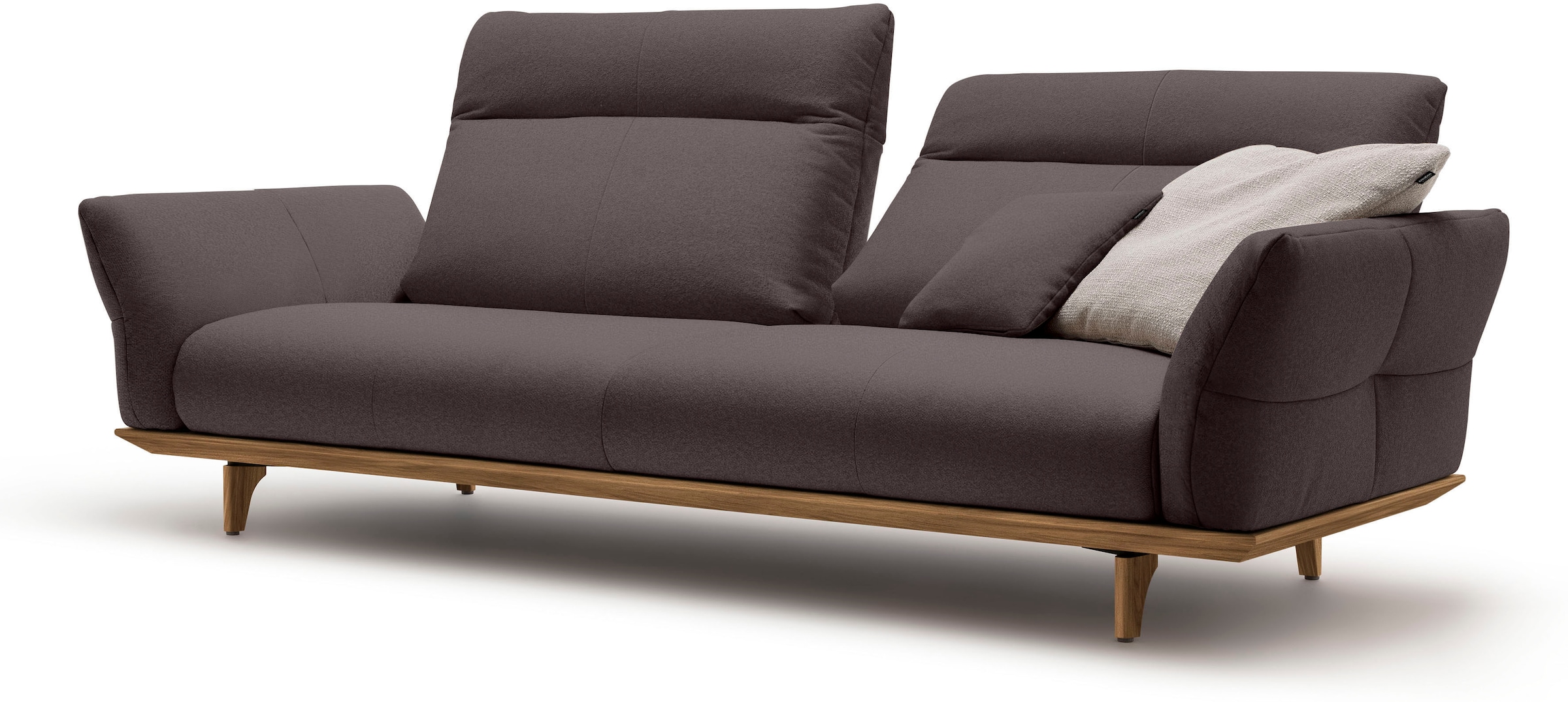 Creation BY ROLF BENZ 3,5-Sitzer »CR.460 Designsofa mit erstklassigem Sitzkomfort« Sockel und Füße in Nussbaum, Breite 228 cm