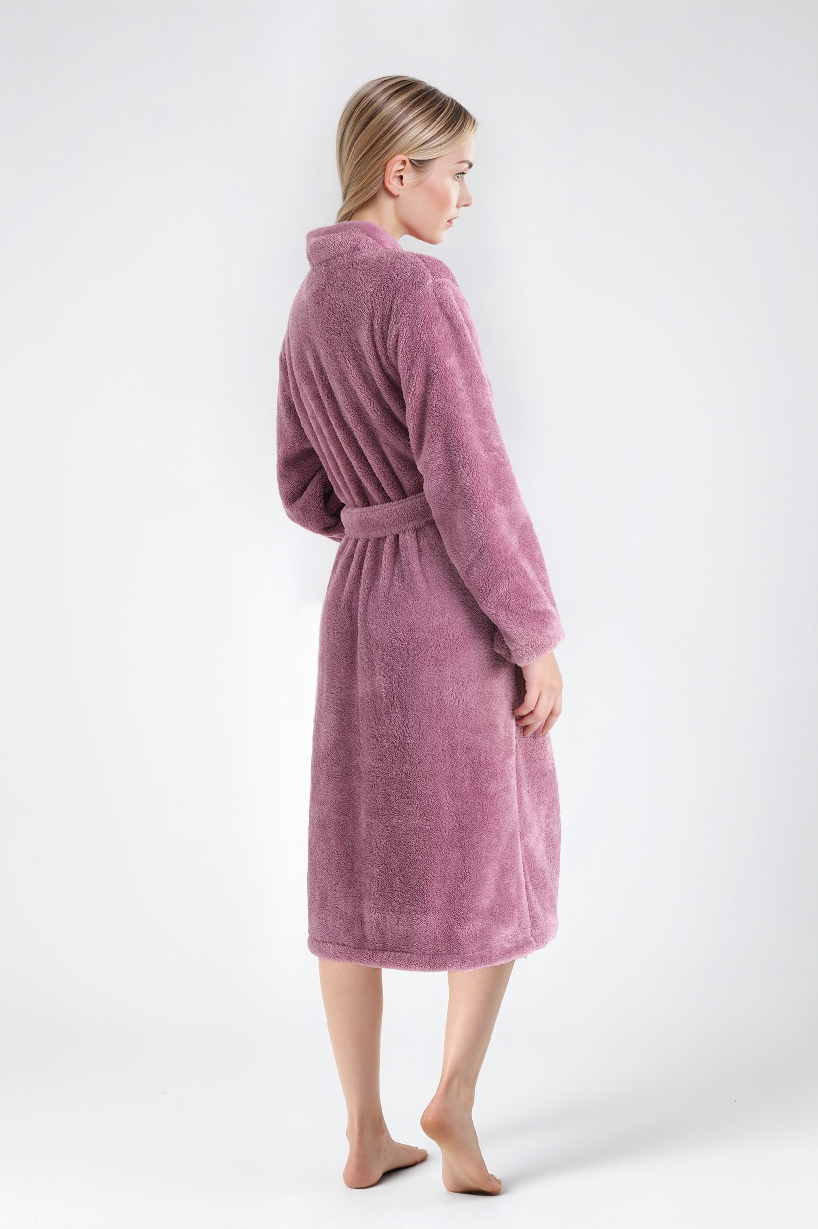 OTTO home Unisex-Bademantel »Lillou Kimono, ideal für Sauna & Spa, Hotelbademantel, Morgenmantel« 1 Stk. kuschelig weicher Fleece, plüsch, für Damen und Herren, XS-3XL