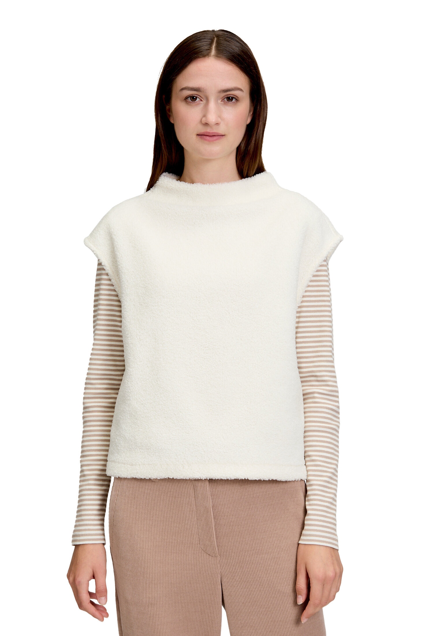 Betty&Co Shirttop »Sweatshirt mit Seitenschlitzen«