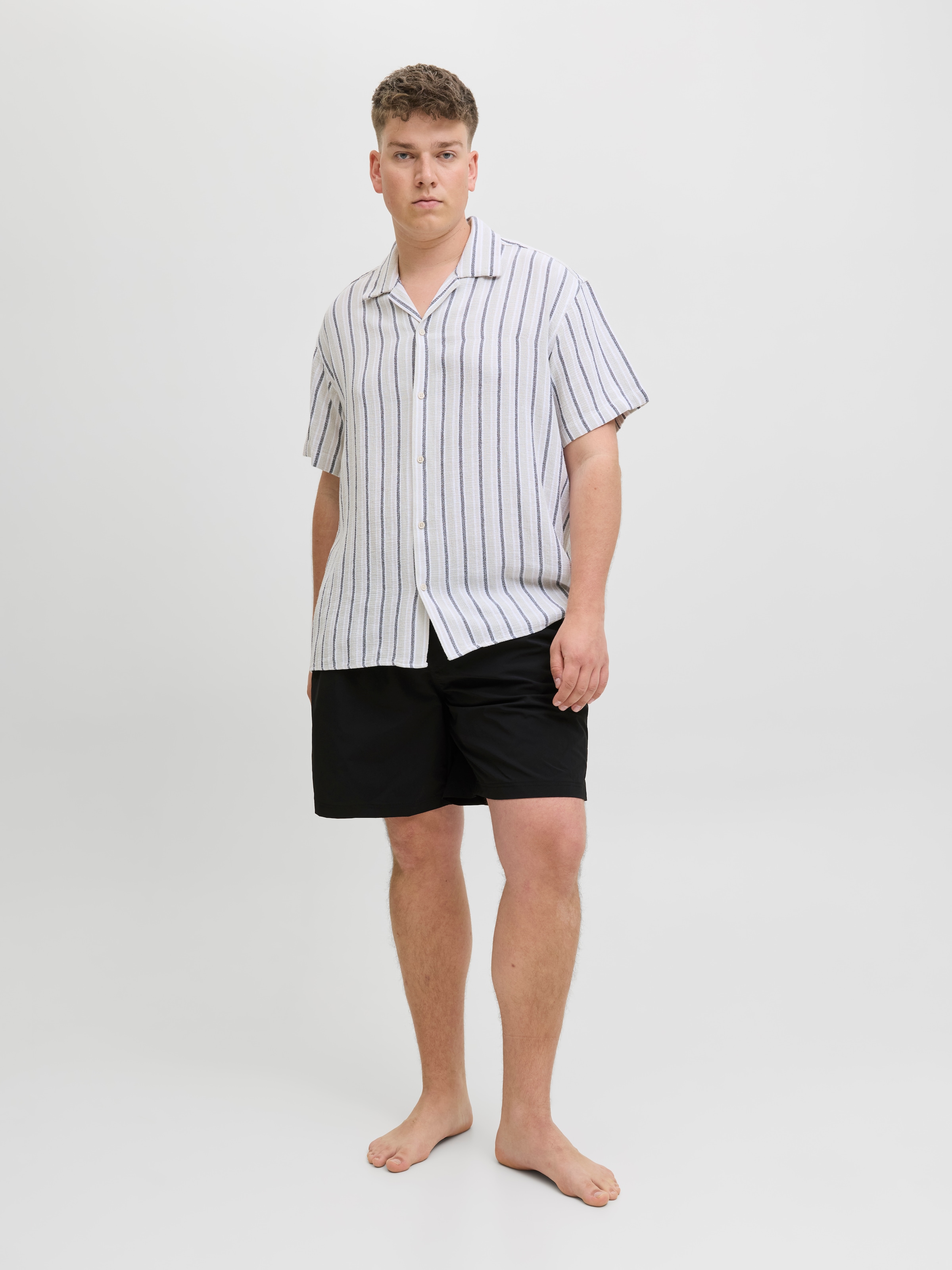 Jack & Jones PlusSize Badeshorts »JPSTNAXOS JJSWIM SHORTS VESTERBRO SN PLS«
