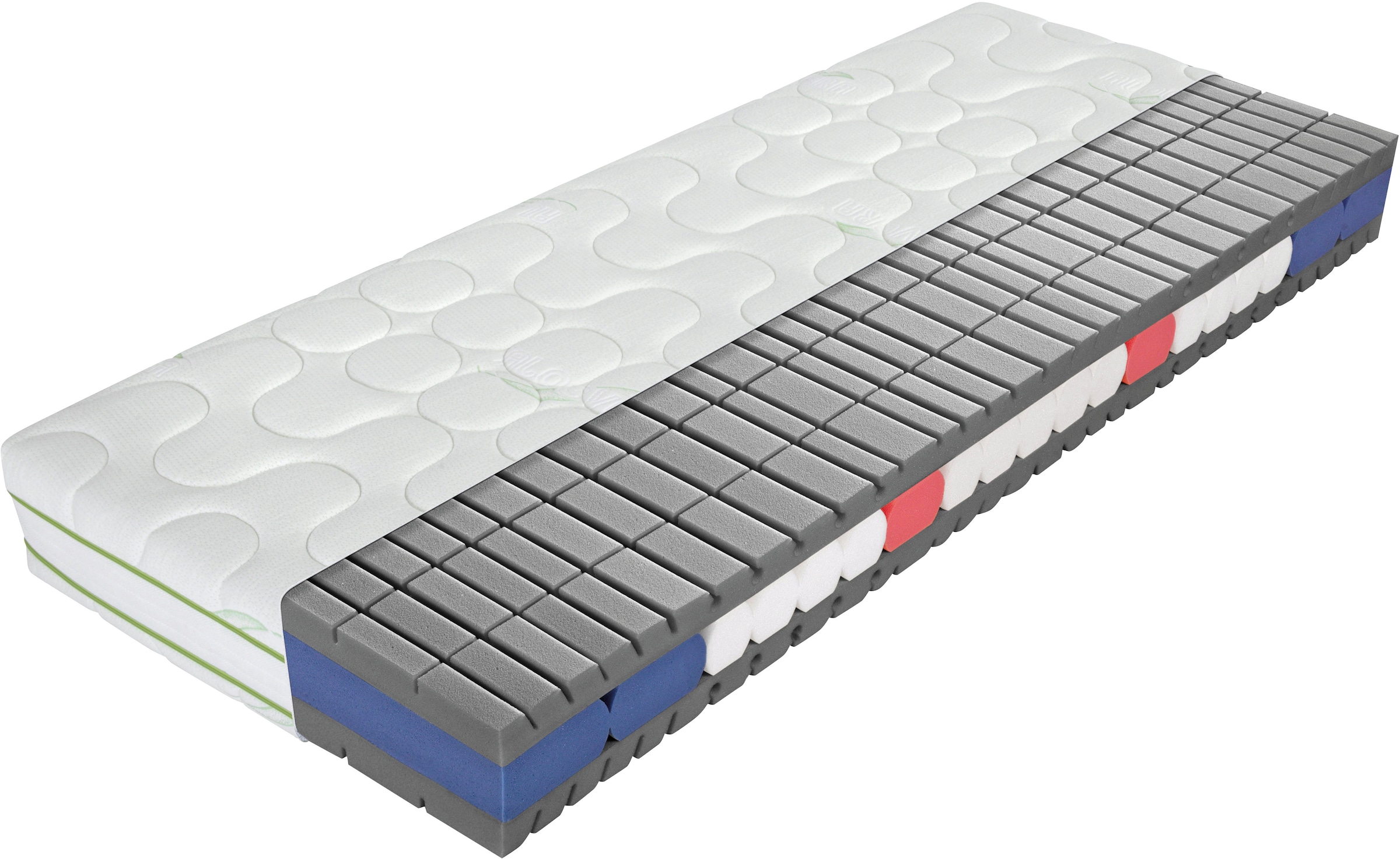 ADA premium Kaltschaummatratze »Harmonie KS 19«, 21 cm hoch, Raumgewicht: 40 kg/m³, (1 St.), Innovative Schnitttechnik