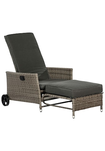 MERXX Gartensessel »Komfort Deckchair«, (4 St.), Stahl/Kunststoff, inkl. Auflagen kaufen