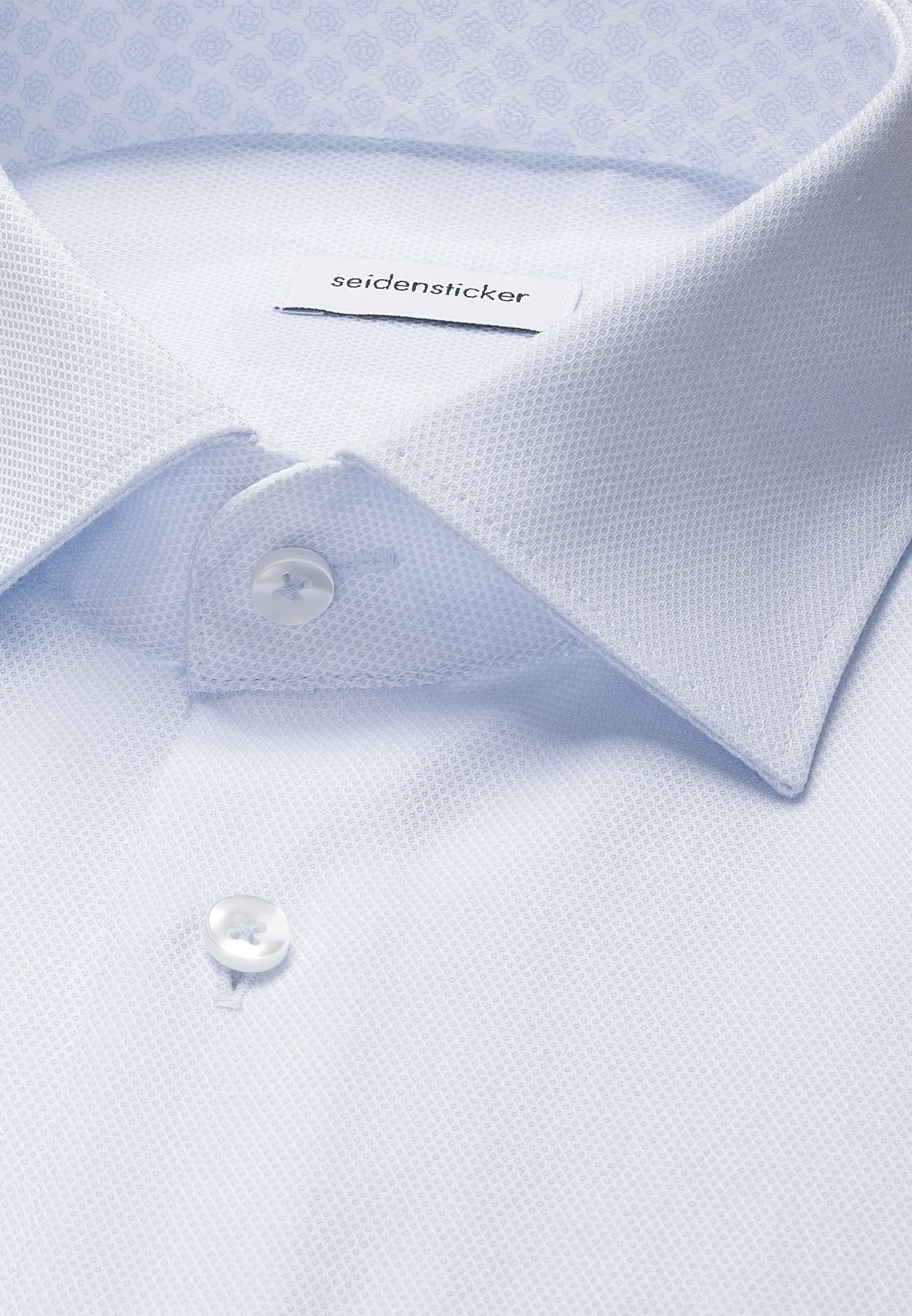 seidensticker Businesshemd »Schwarze Rose« Comfort 1/1 Kentkragen Struktur