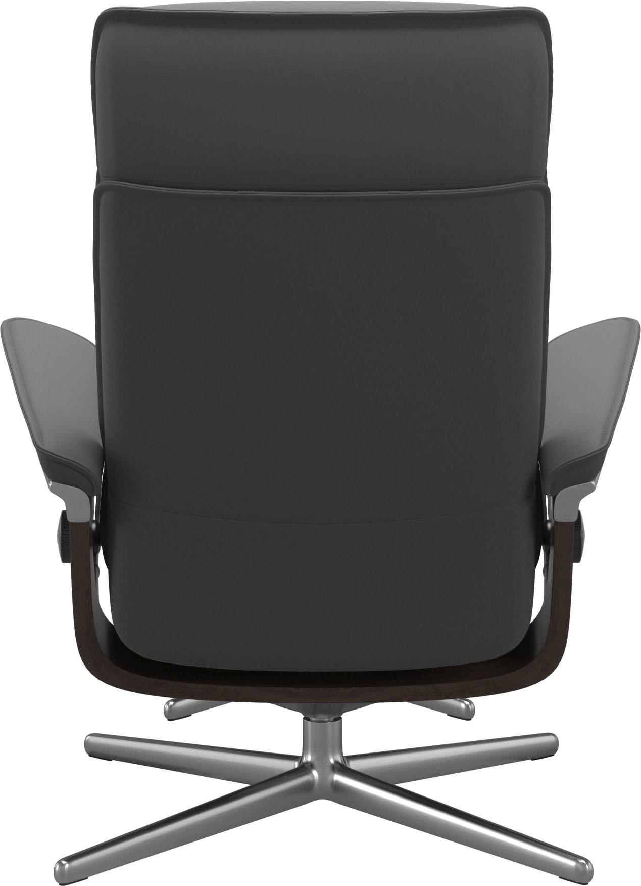 Stressless® Relaxsessel »Admiral«, (Set, Relaxsessel inkl. Hocker), mit Cross Base, Größe M & L, Holzakzent Wenge