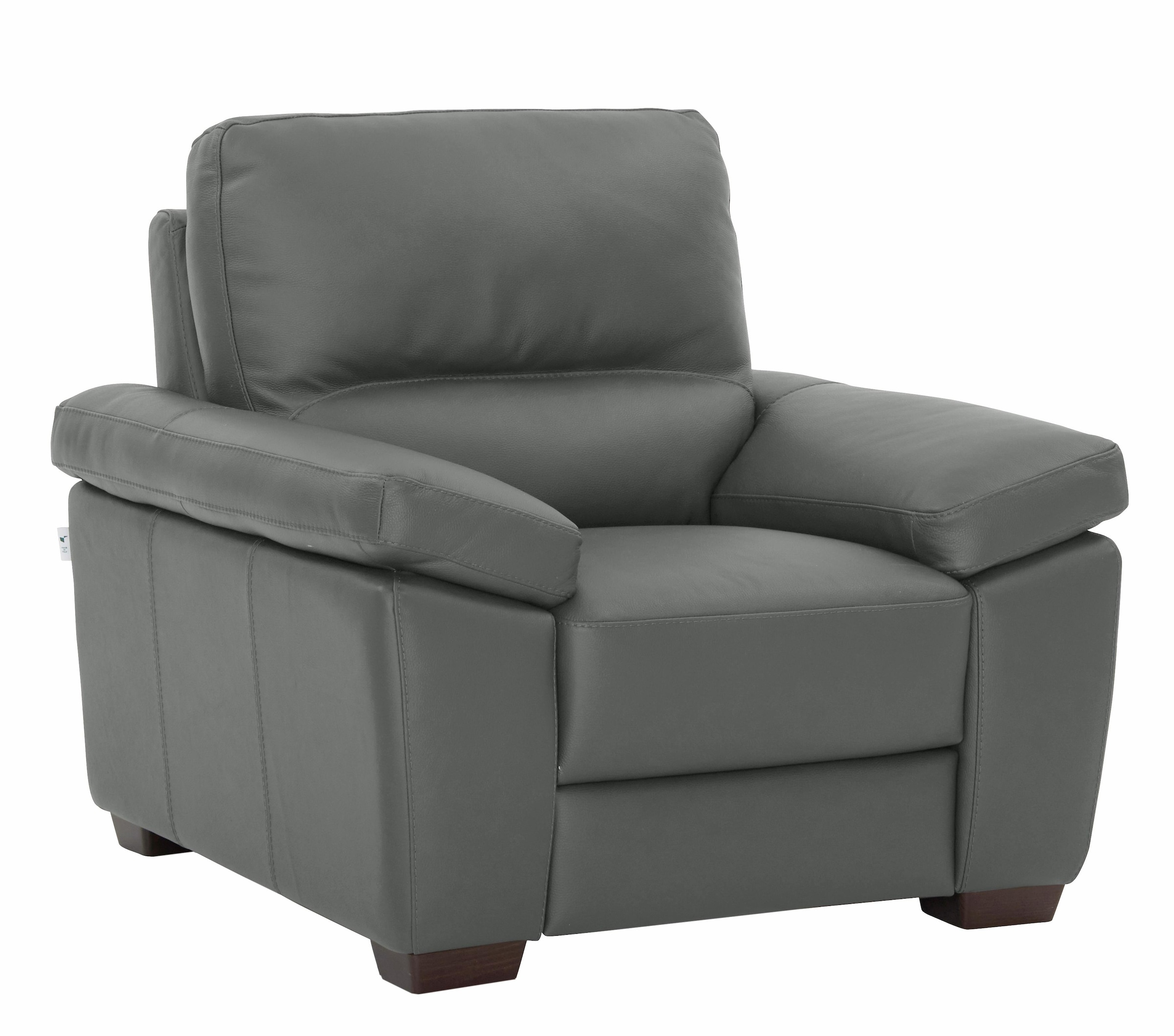 CALIA ITALIA Sessel »Gaia, hochwertiger, edler Ledersessel mit erstklassigem Sitzkomfort« in zwei hochwertigen Lederqualitäten