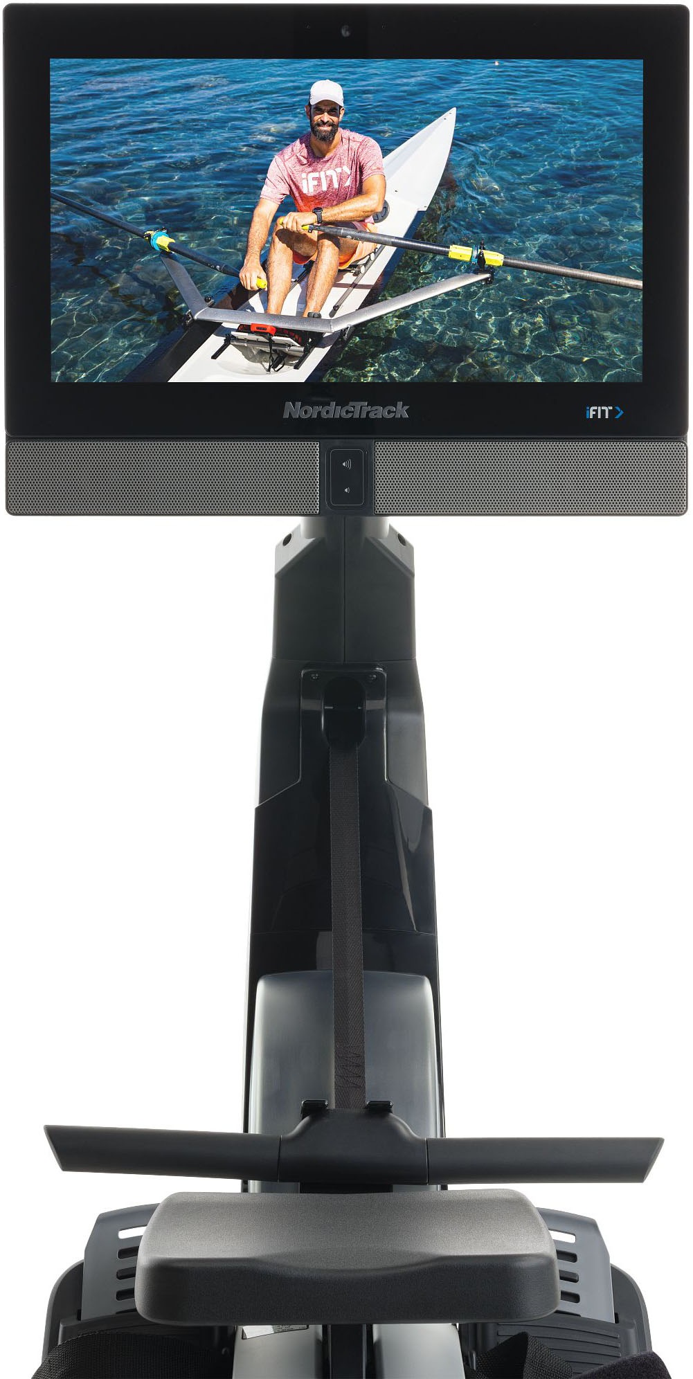 NordicTrack Rudergerät »NordicTrack RW900«, (iFIT-fähiges Rudergerät mit schwenkbarem 22'' Touchscreen), Rudermaschine, 26 Widerstandsstufen, Magnetbremssystem