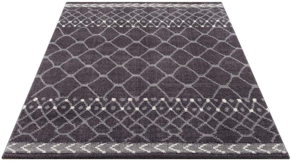 Carpet City Teppich »April 2312«, rechteckig, 10 mm Höhe, Läufer, weich durch Microfaser, Boho Ethno Look, Wohnzimmer