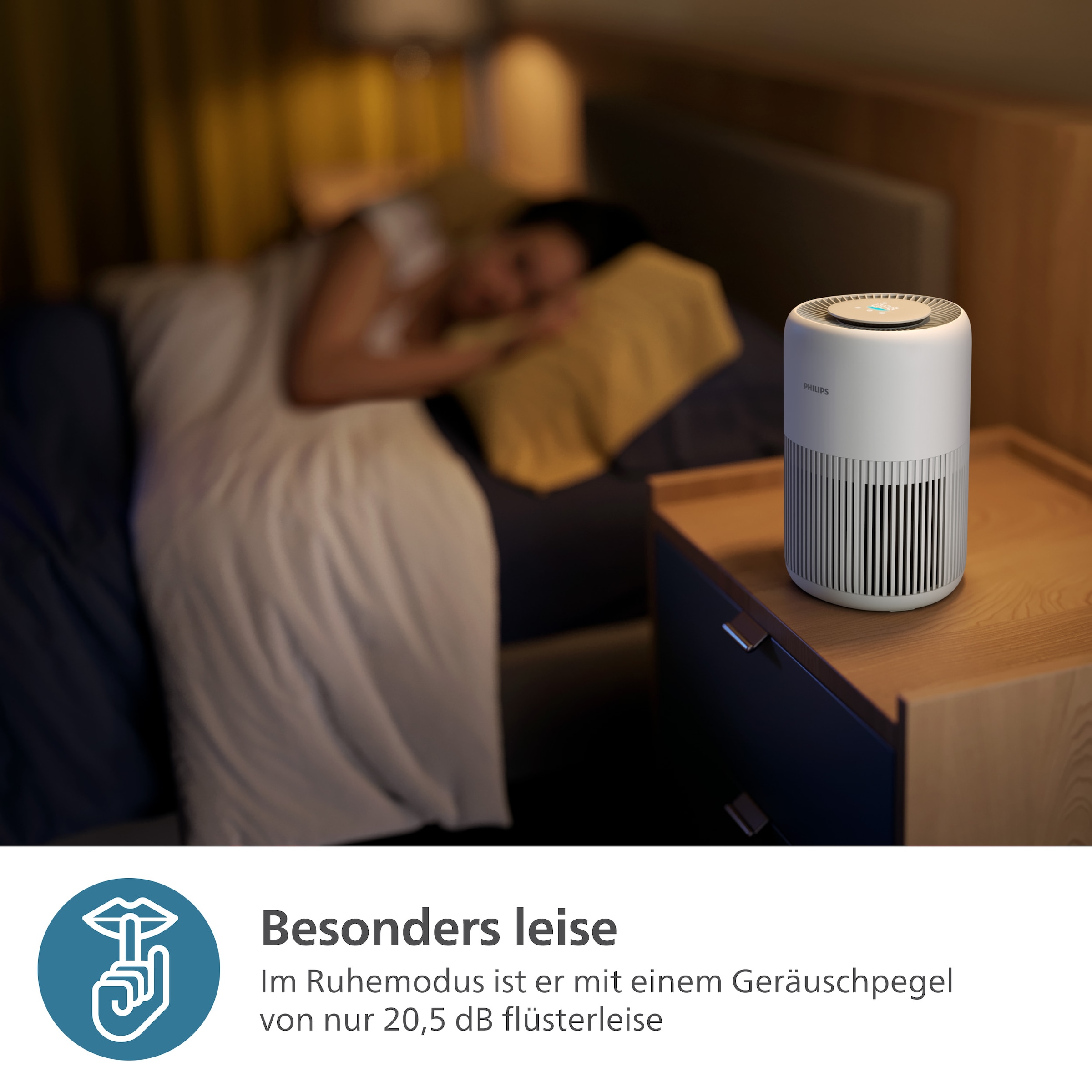 Philips Luftreiniger »AC0920/10 PureProtect Mini 900 Series, Luftreinigungsrate 250 m³/h«, für 65 m² Räume, 2-Schichten-HEPA-Filtersystem, leise