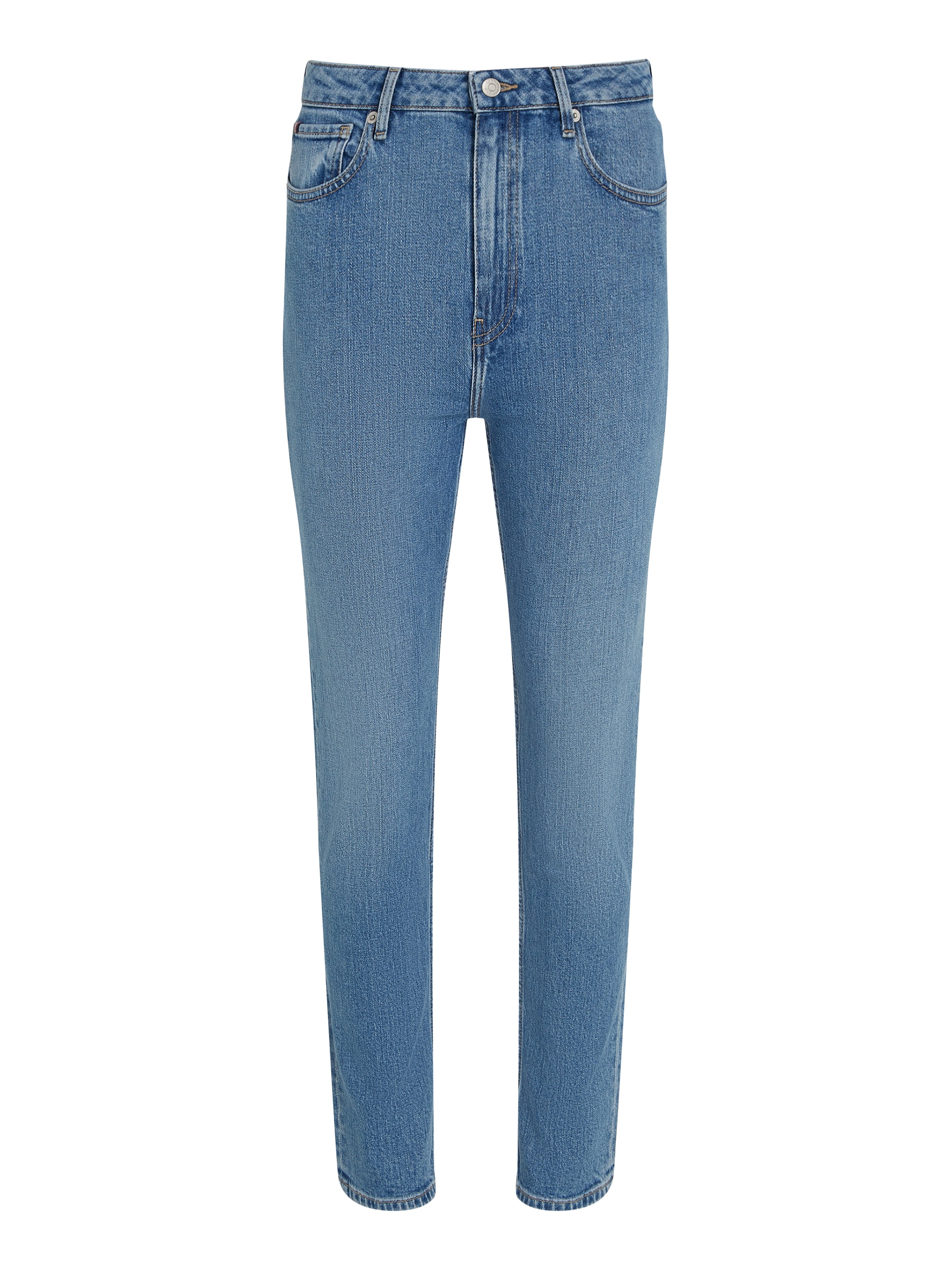 Tommy Hilfiger Slim-fit-Jeans »Slim Cigarette High Waist«, mit Logo-Badge, in blauer Waschung