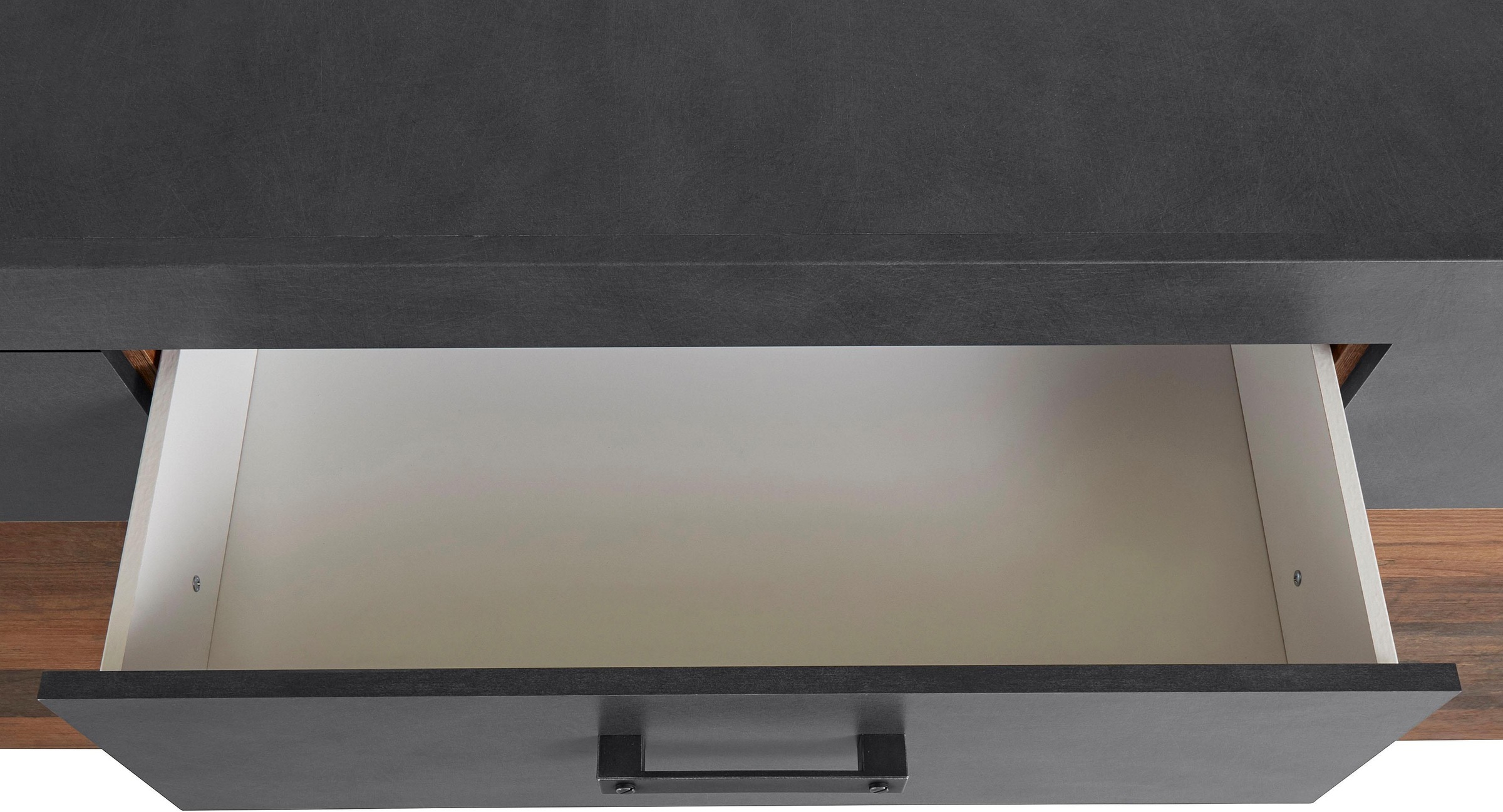 INOSIGN Sideboard »Ilana«, Sideboard mit 4 Türen & 1 Schublade - (B/T/H) 178/40/76 cm