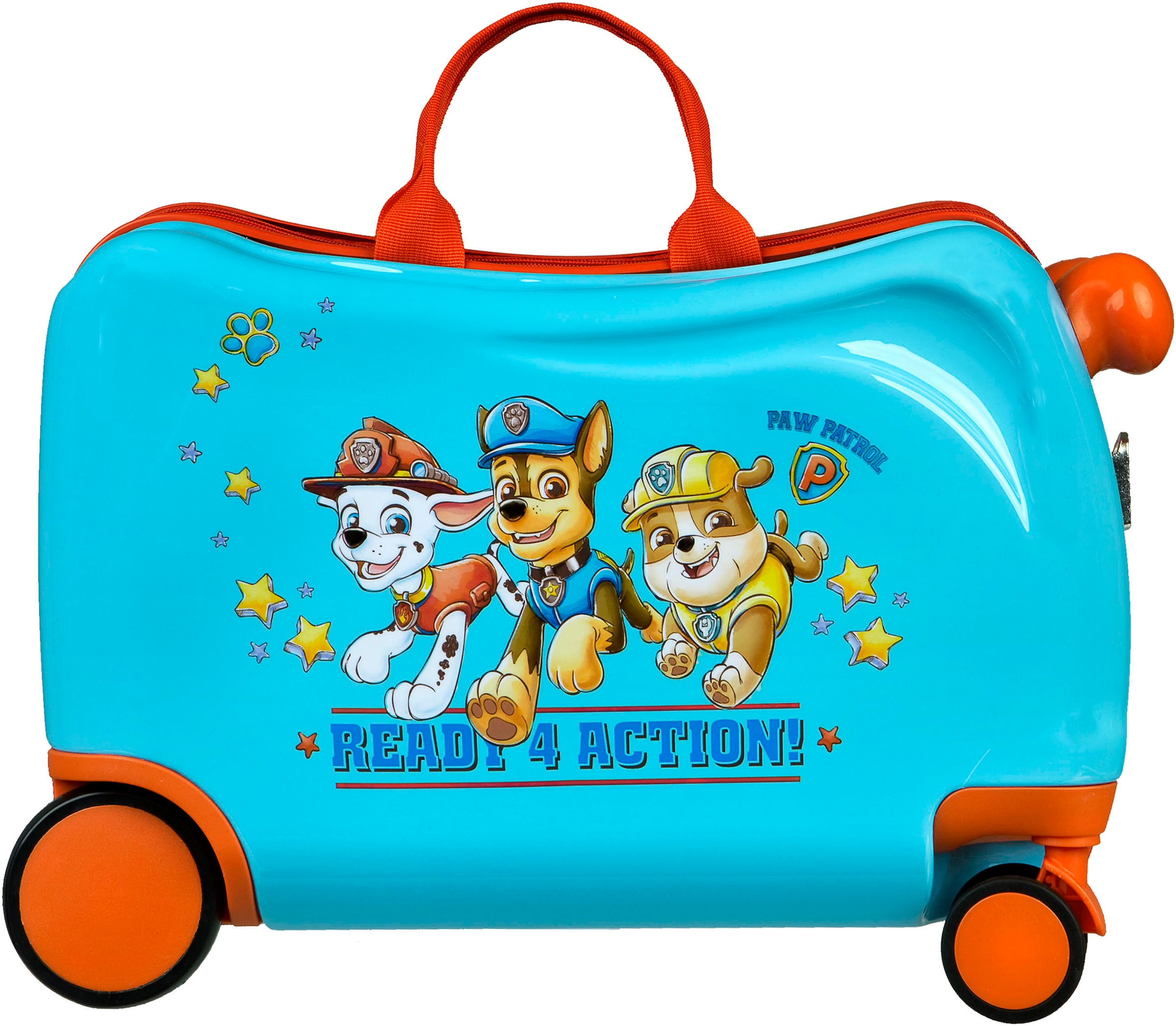 UNDERCOVER Kinderkoffer »Ride-on Trolley, Paw Patrol«, 4 St. Rollen, zum sitzen und ziehen