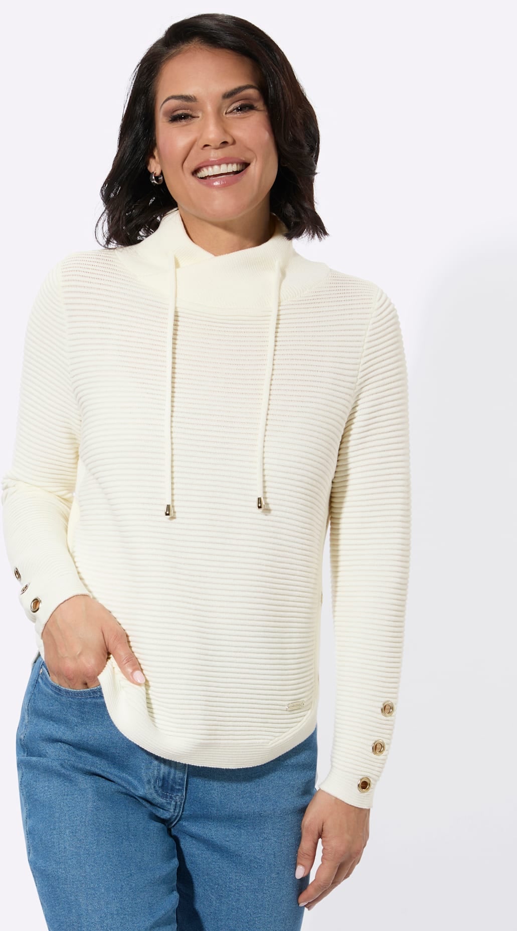 Casual Looks Strickpullover »Langarm-Pullover«