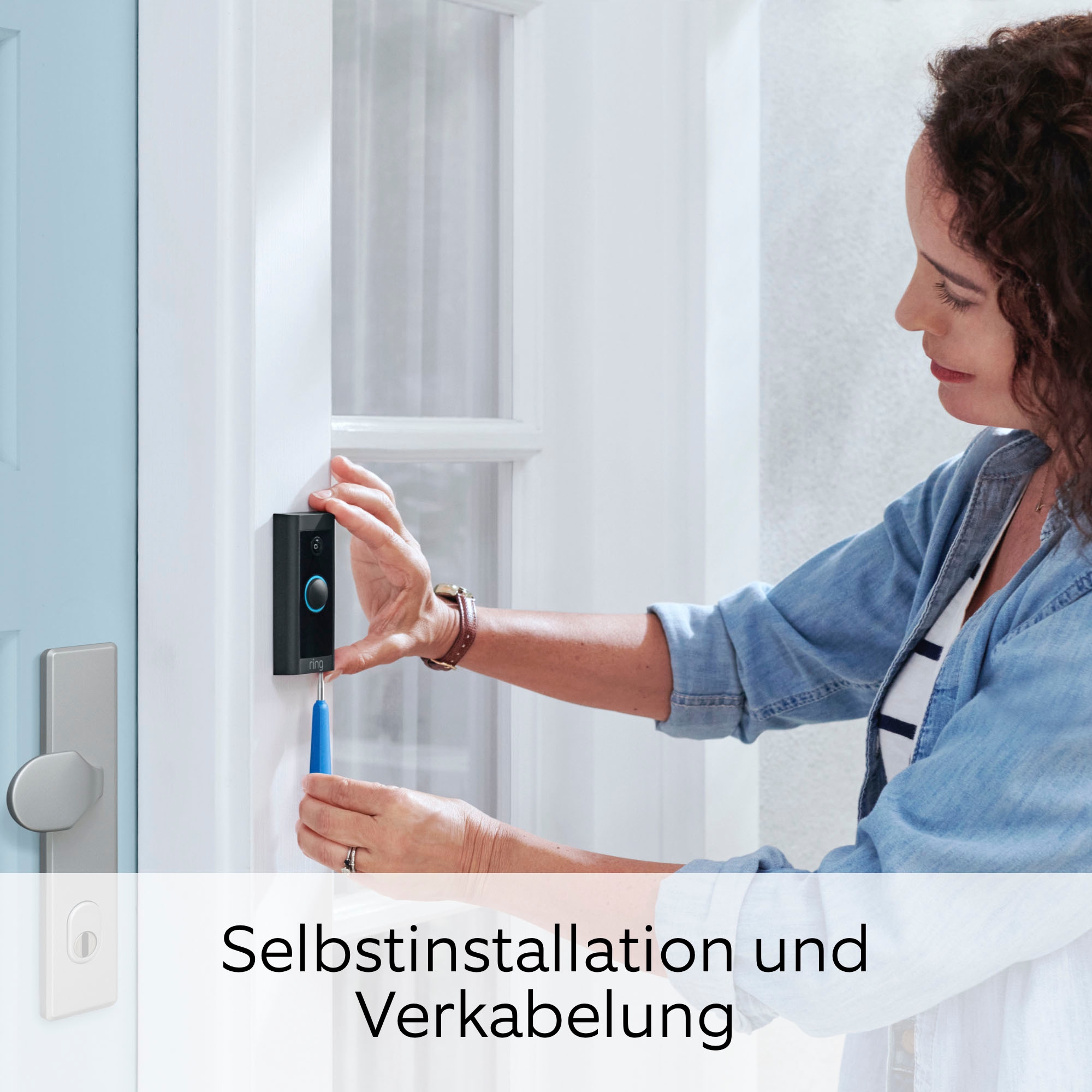 Ring Smart Home Türklingel »Video Doorbell Wired«, Innenbereich-Außenbereich