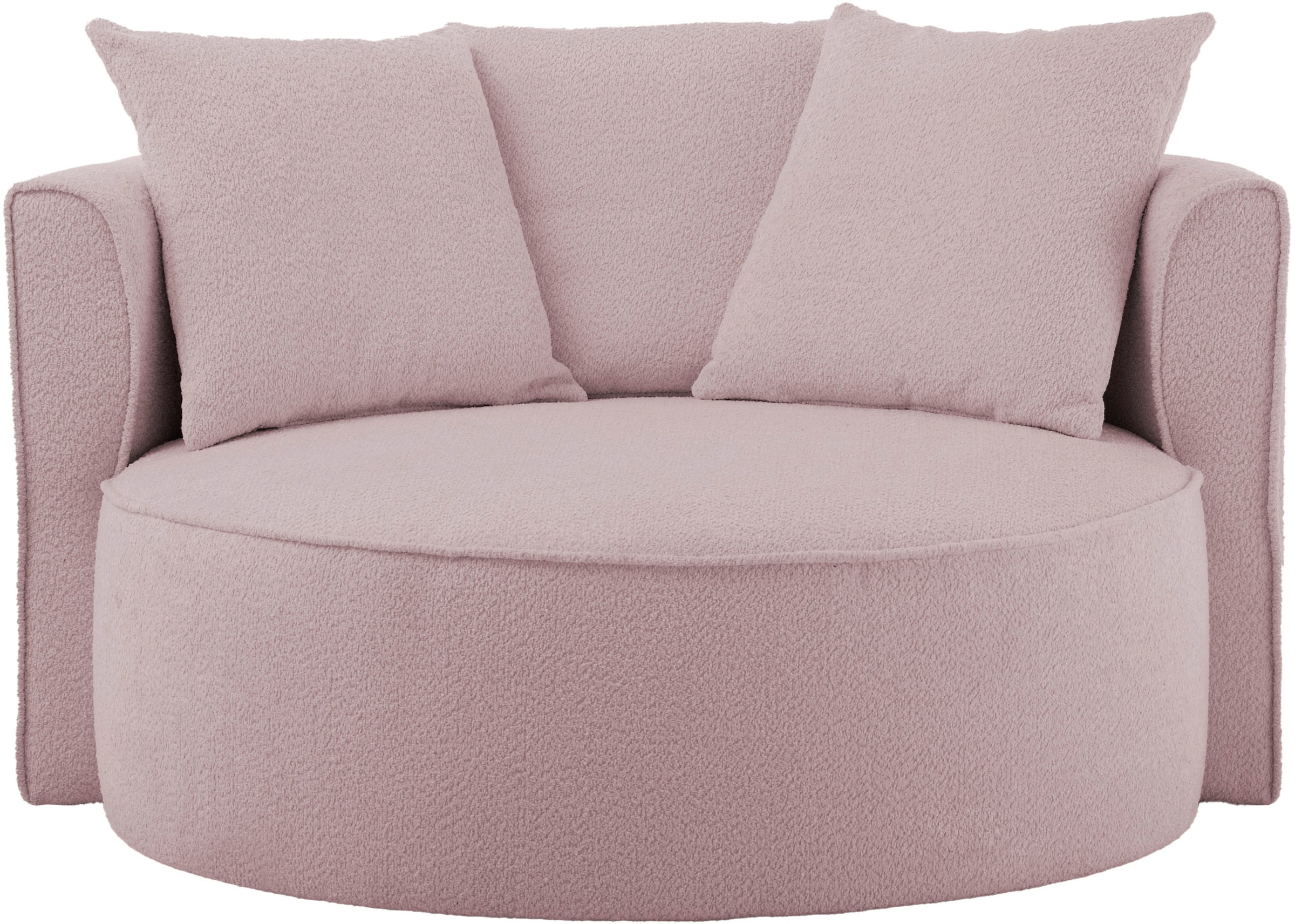 LeGer Home by Lena Gercke XXL-Sessel »Isalie, Lesesessel, Loveseat, inklusive Zierkissen«, extra große Sitzfläche, optional mit Hocker, Cord, Samt, Bouclé