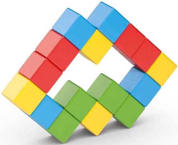 Geomag™ Magnetspielbausteine »GEOMAG™ Magicube Creative Set«, (16 St.), Made in Europe