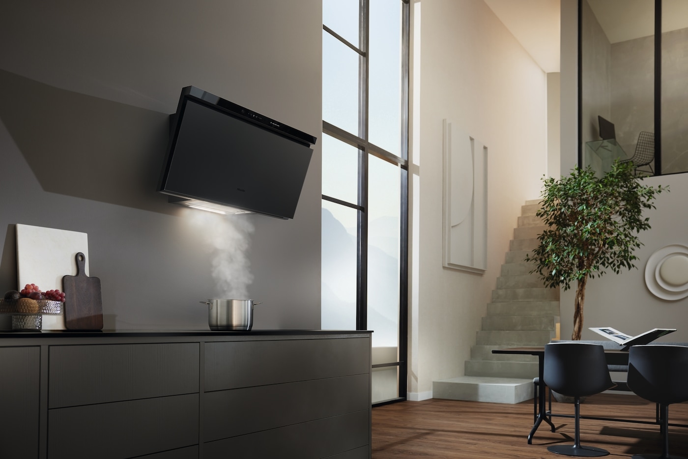 Miele Wandhaube »Gala Ed Obsidianschwarz matt«