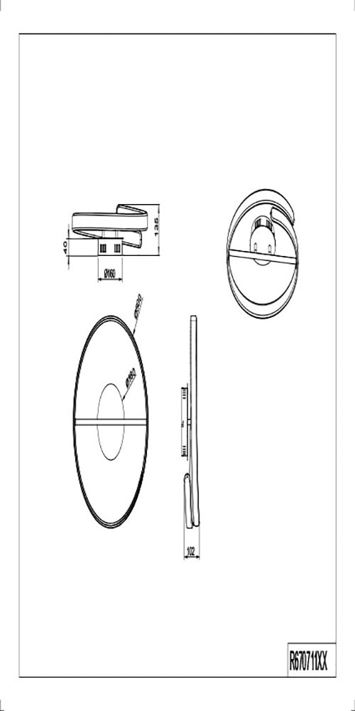 REALITY Leuchten LED Deckenleuchte »Parma« LED-Board 1 Stk. Neutralweiß Deckenlampe Ø 50cm, neutralweiß 4000K, dimmbare LED 37W, 4500 Lumen