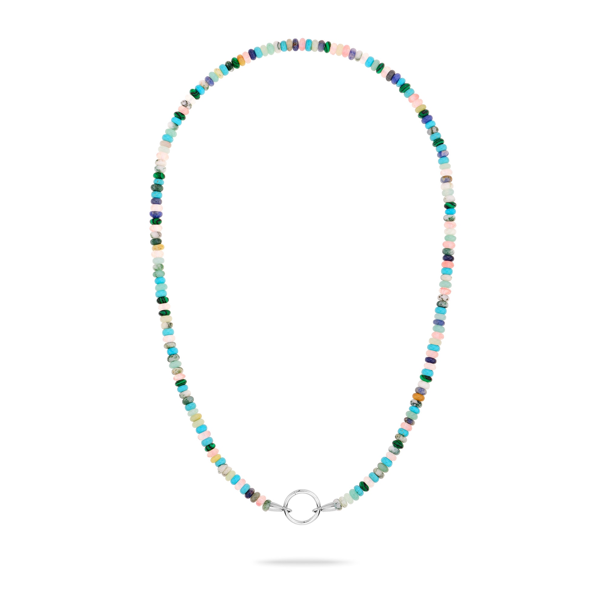 Tamaris Charm-Kette »Schmuck Geschenk Edelstahl Halskette All About Beads« mit Naturstein