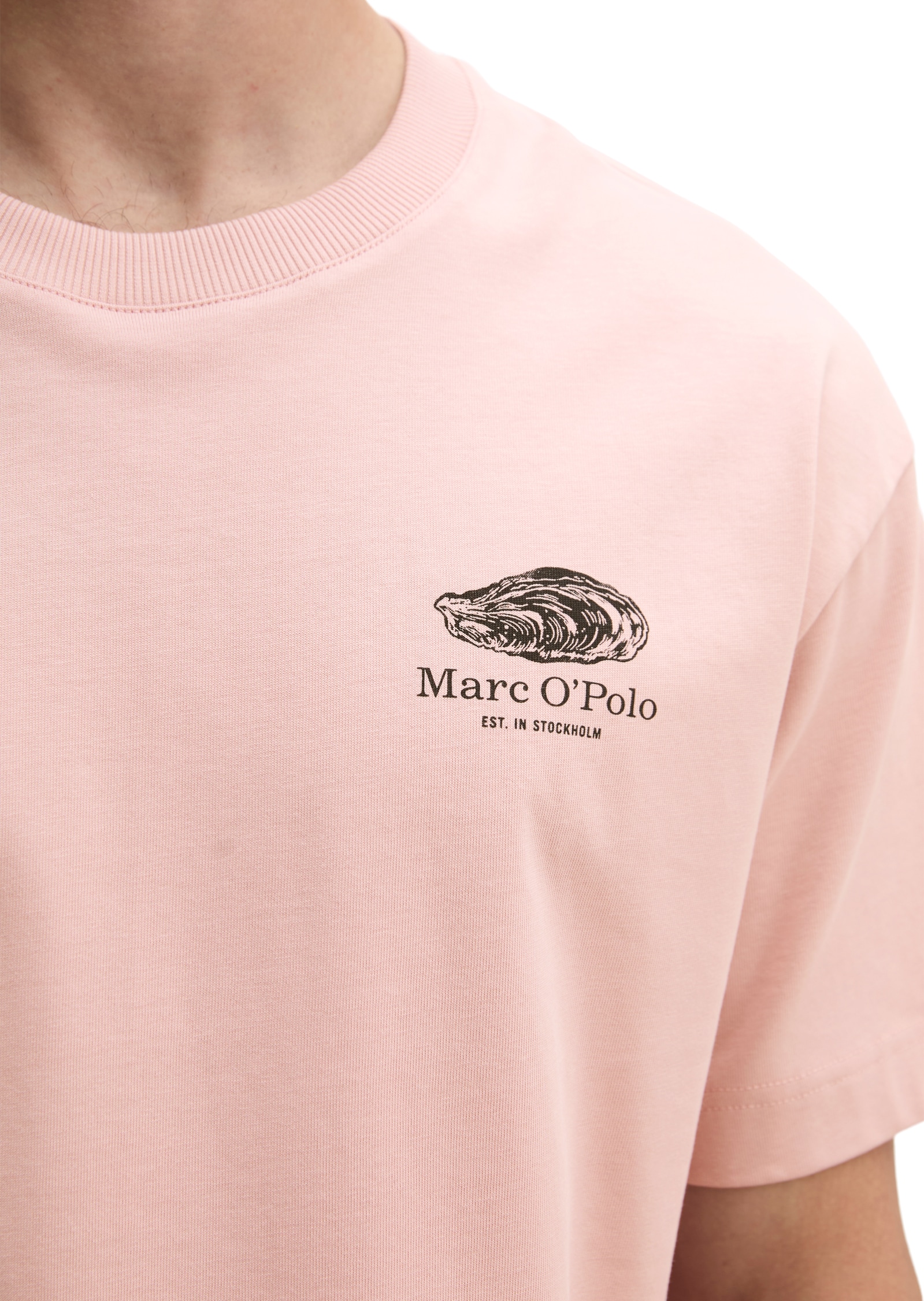 Marc O'Polo T-Shirt loose mit maritinem Rückenprint